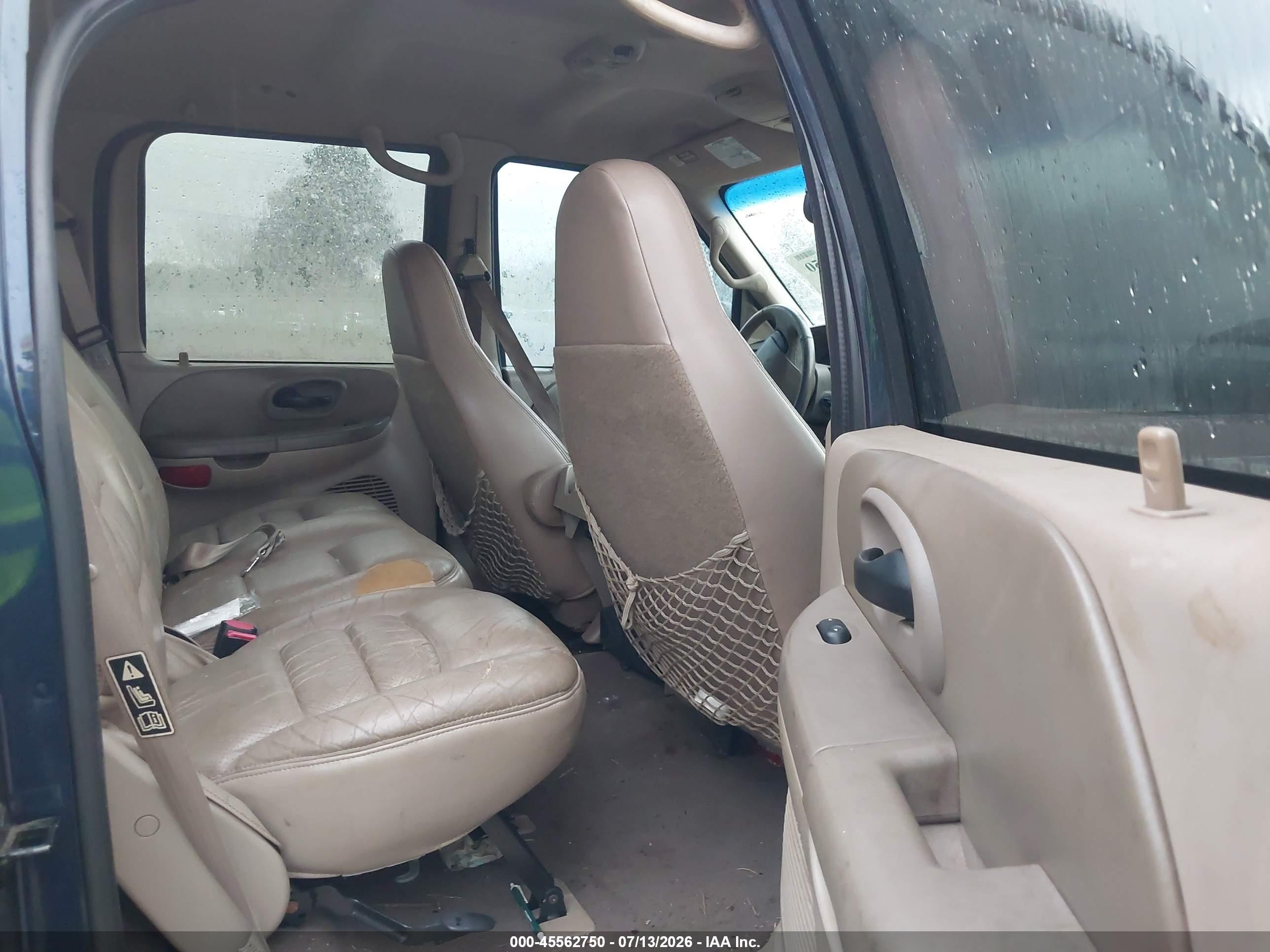 2002 Ford F-150 Lariat/xlt Dark Blue vin: 1FTRW08L02KB47172