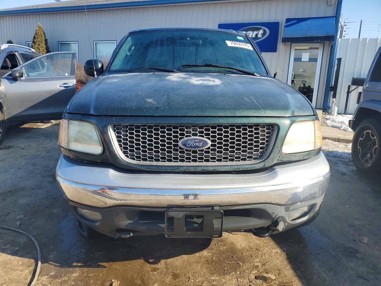2003 Ford F150 Supercrew Green vin: 1FTRW08L03KA36297