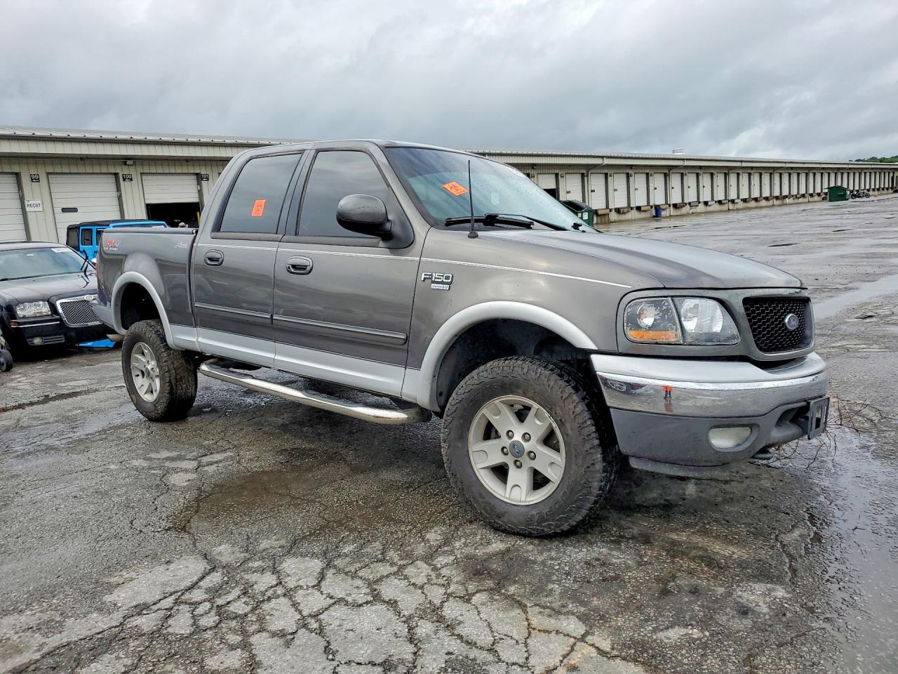2003 Ford F150 Supercrew Gray vin: 1FTRW08L03KA63015