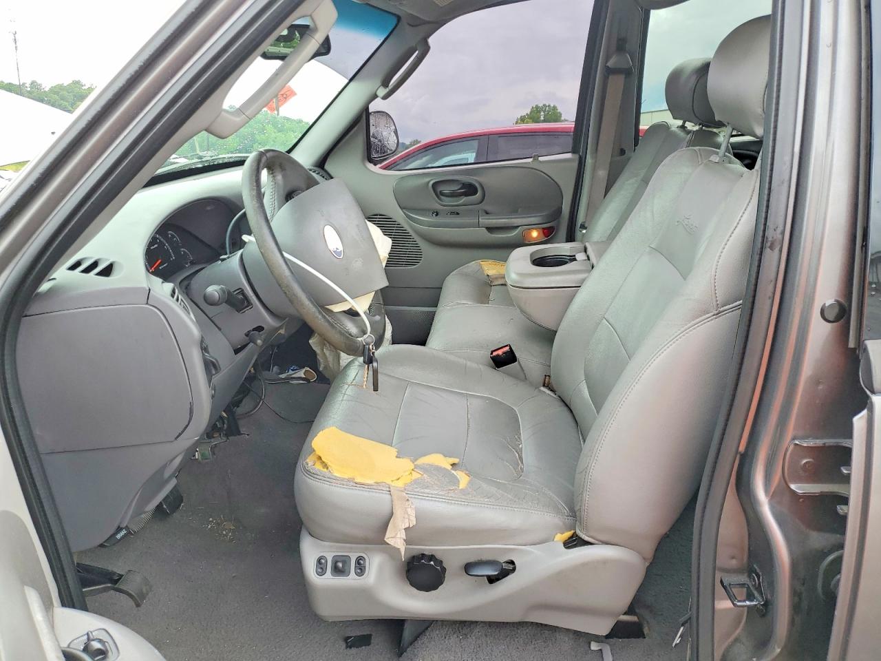 2003 Ford F150 Supercrew Gray vin: 1FTRW08L03KA63015