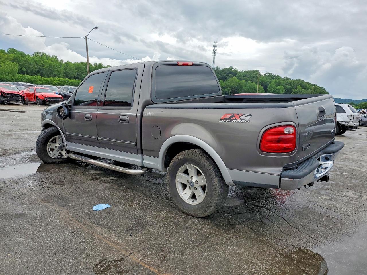 2003 Ford F150 Supercrew Gray vin: 1FTRW08L03KA63015