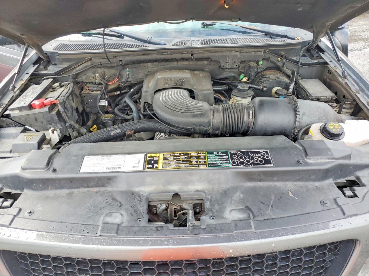 2003 Ford F150 Supercrew Gray vin: 1FTRW08L03KA63015