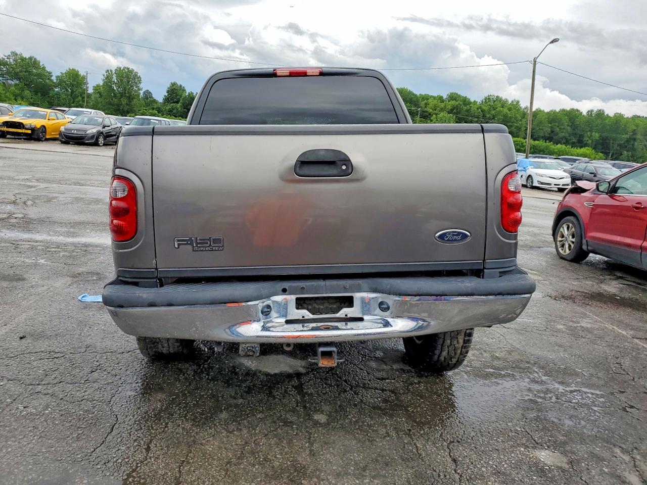 2003 Ford F150 Supercrew Gray vin: 1FTRW08L03KA63015
