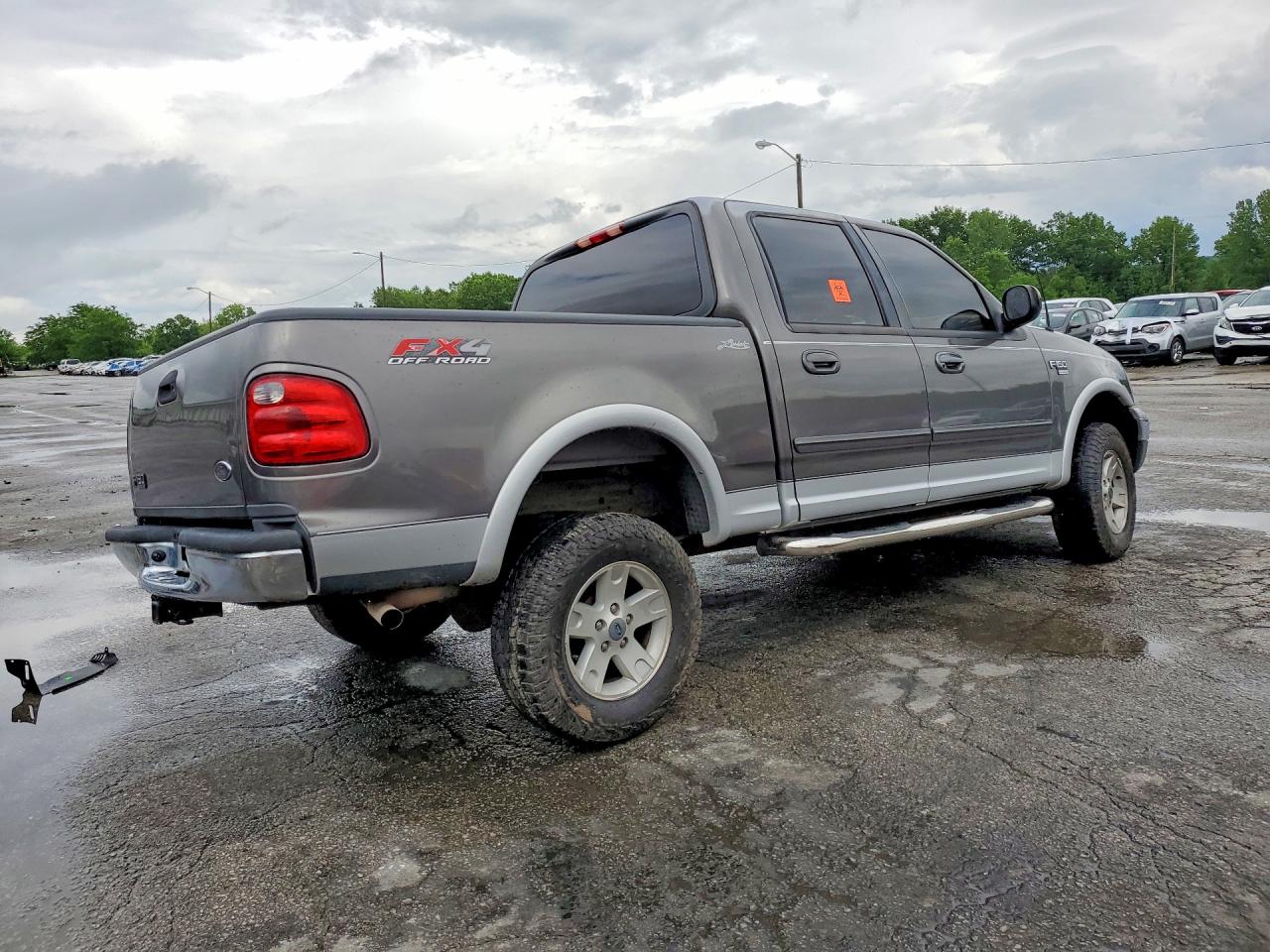 2003 Ford F150 Supercrew Gray vin: 1FTRW08L03KA63015