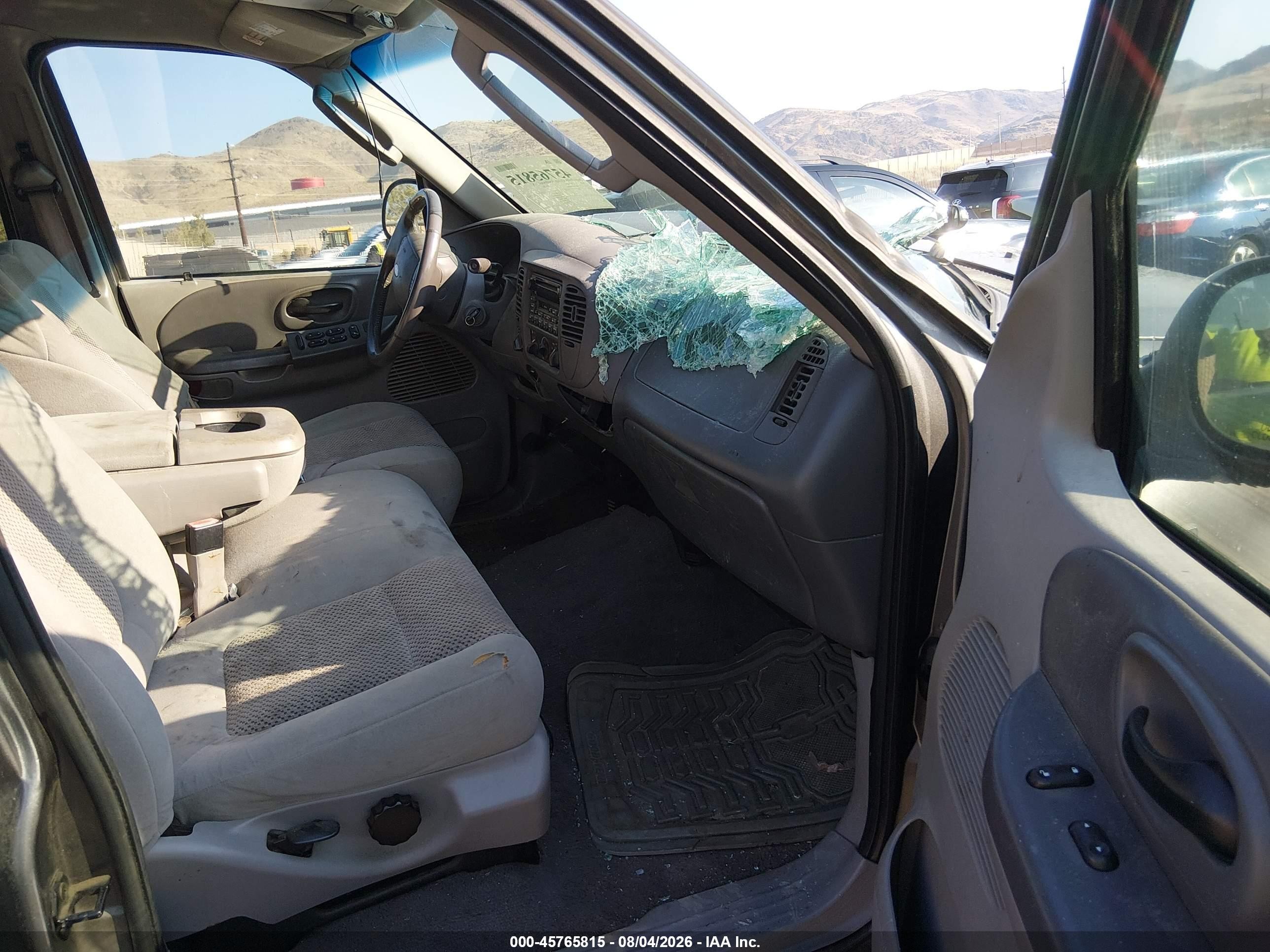 2003 Ford F-150 Lariat/xlt Gray vin: 1FTRW08L03KA88481
