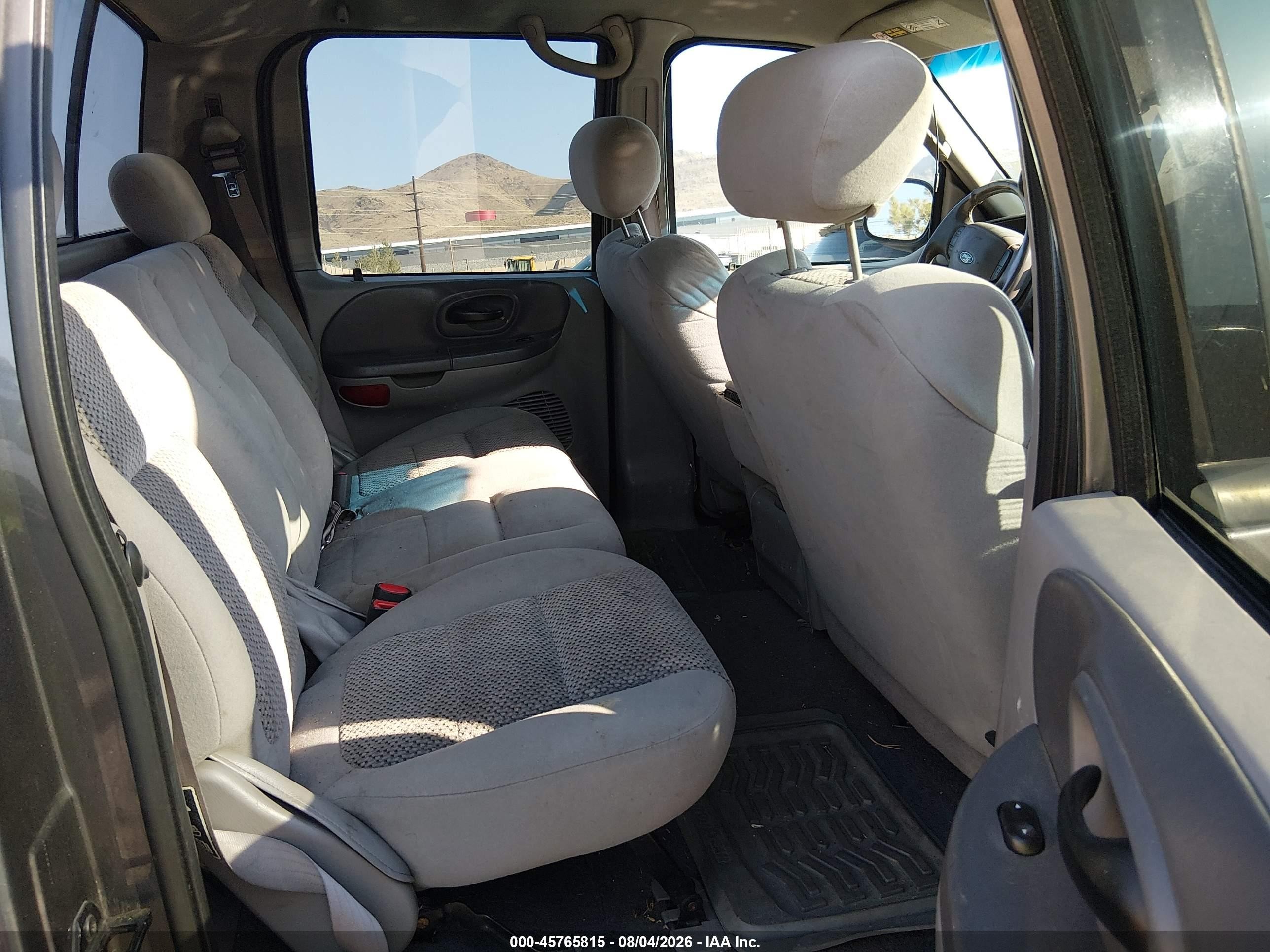 2003 Ford F-150 Lariat/xlt Gray vin: 1FTRW08L03KA88481