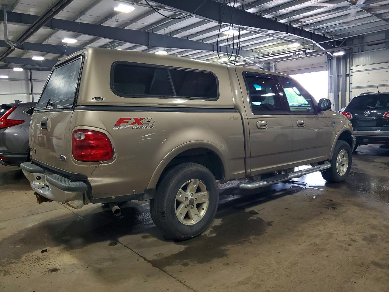 2003 Ford F150 Supercrew Tan vin: 1FTRW08L03KD72158