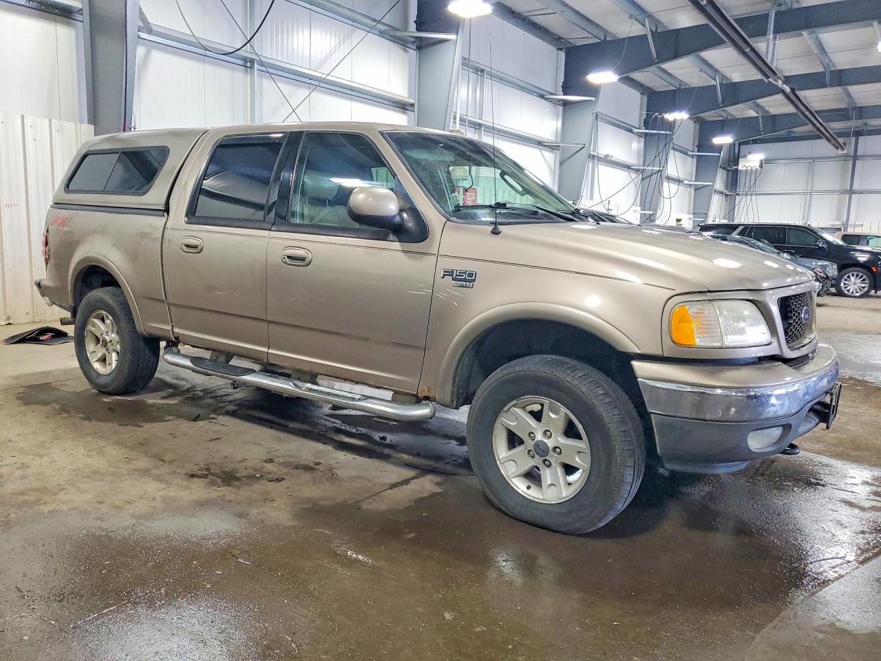 2003 Ford F150 Supercrew Tan vin: 1FTRW08L03KD72158