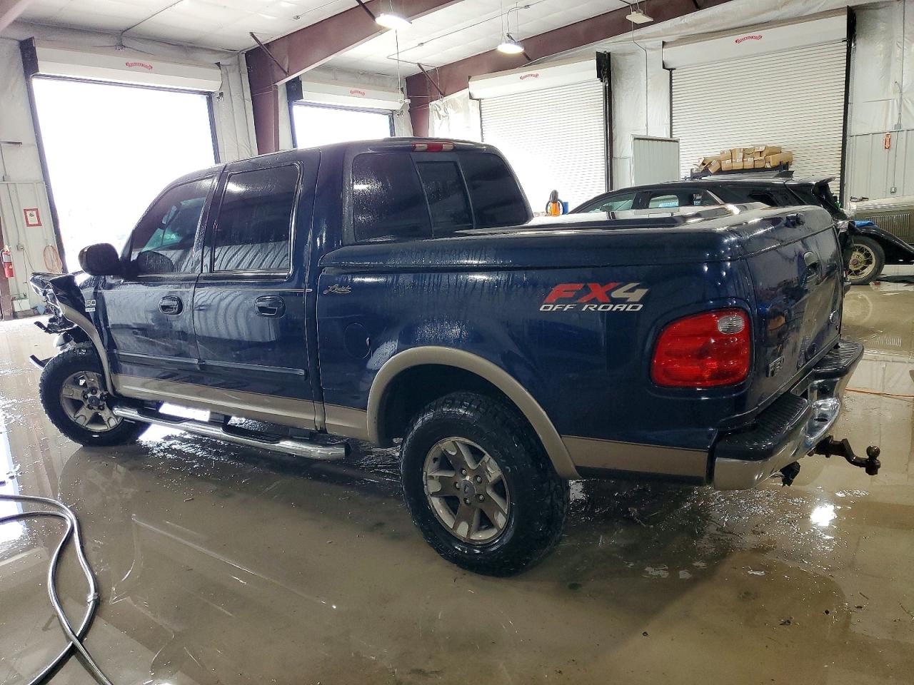 2003 Ford F150 Supercrew Blue vin: 1FTRW08L03KD97626