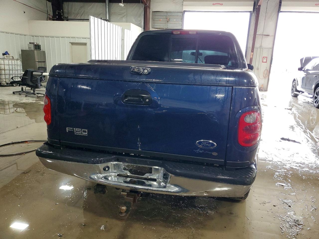 2003 Ford F150 Supercrew Blue vin: 1FTRW08L03KD97626