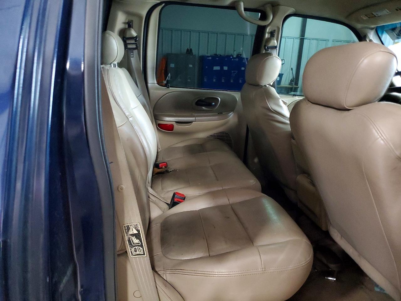2003 Ford F150 Supercrew Blue vin: 1FTRW08L03KD97626