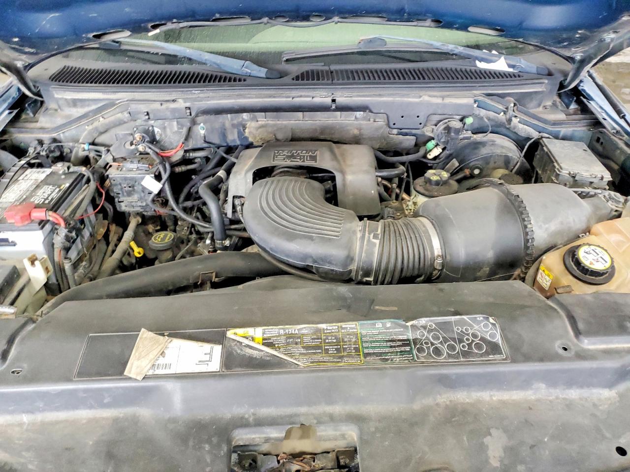 2003 Ford F150 Supercrew Blue vin: 1FTRW08L03KD97626