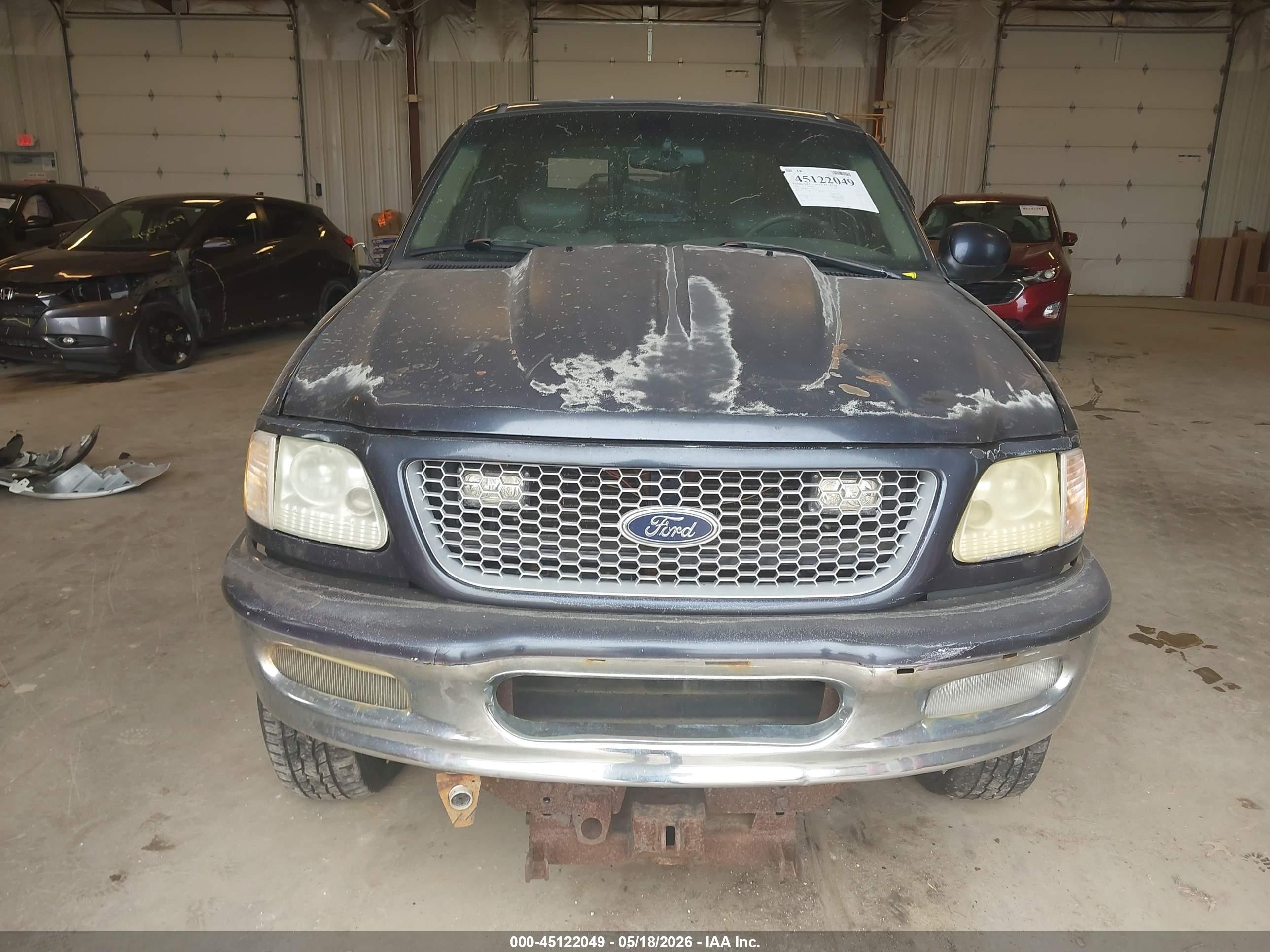 2001 Ford F-150 King Ranch Edition/lariat/xlt Black vin: 1FTRW08L11KA09204