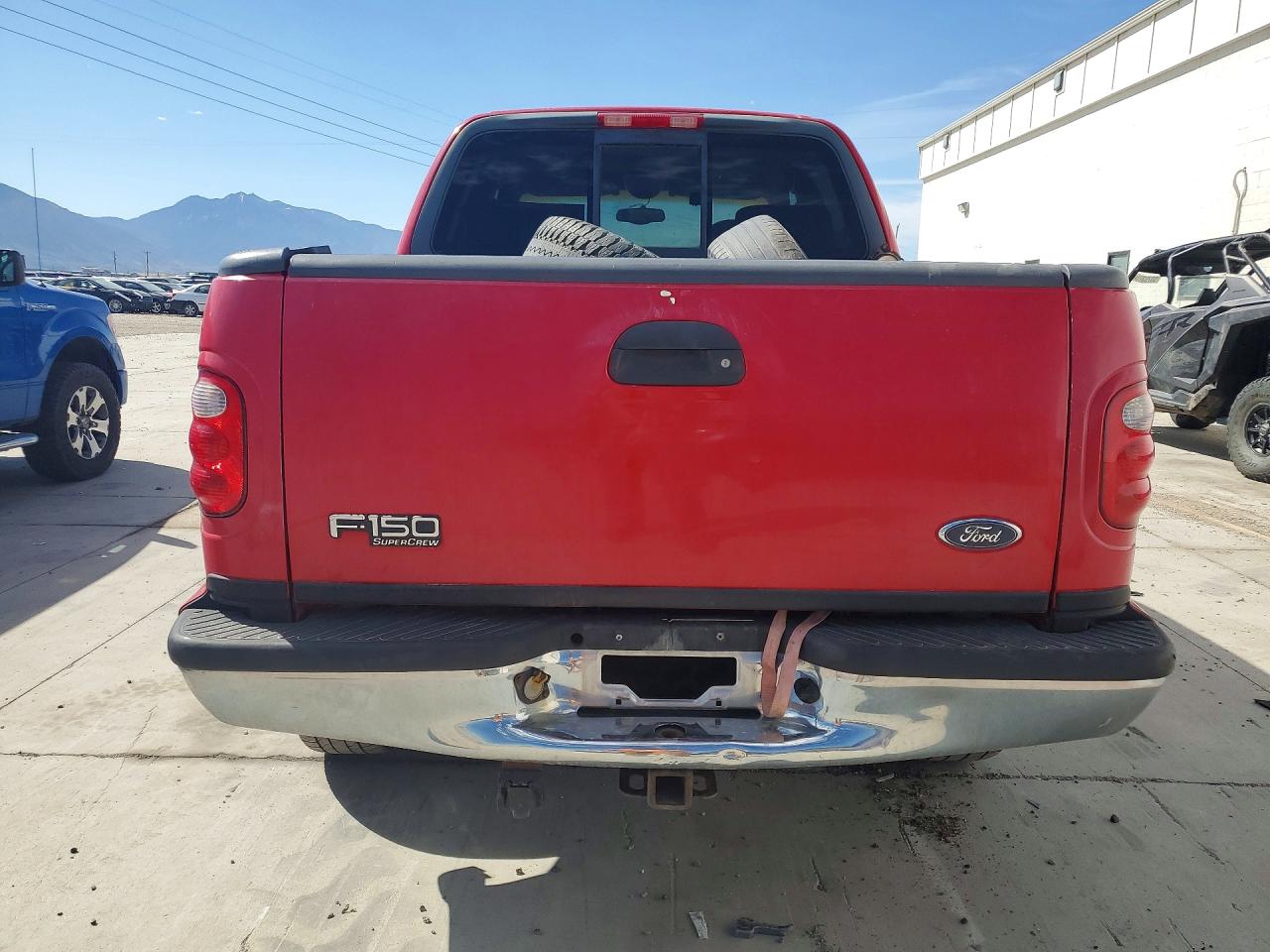 2001 Ford F150 Supercrew Red vin: 1FTRW08L11KA91709