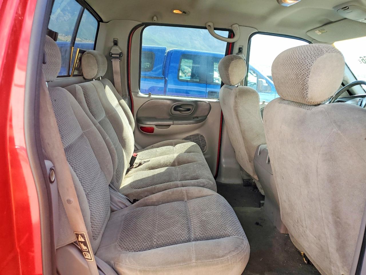 2001 Ford F150 Supercrew Red vin: 1FTRW08L11KA91709