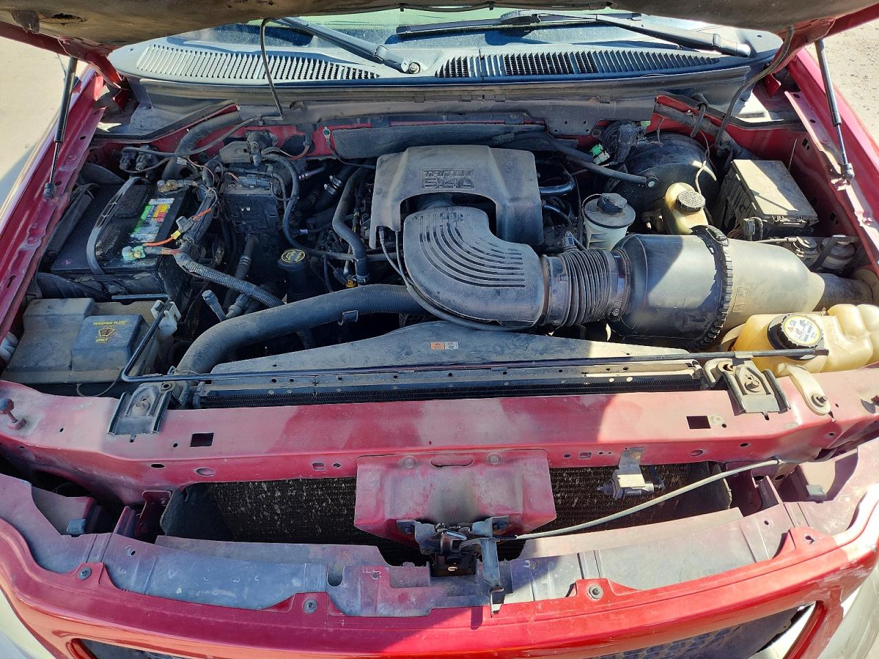 2001 Ford F150 Supercrew Красный vin: 1FTRW08L11KB57174