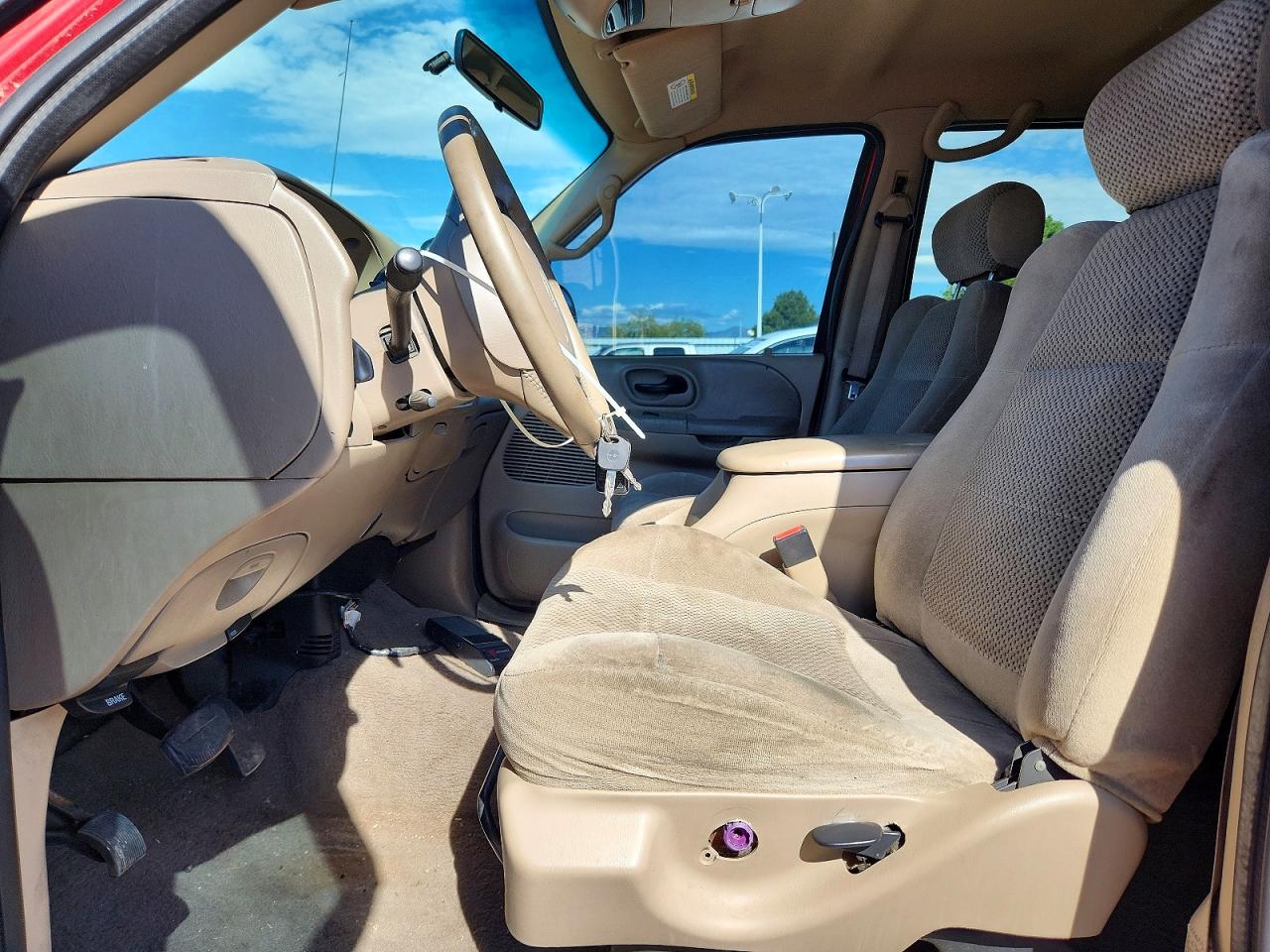 2001 Ford F150 Supercrew Красный vin: 1FTRW08L11KB57174