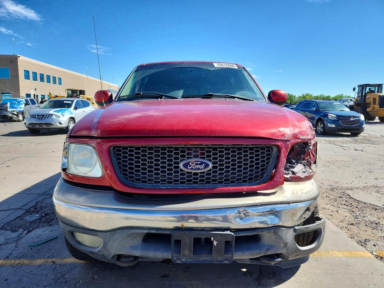 2001 Ford F150 Supercrew Красный vin: 1FTRW08L11KB57174