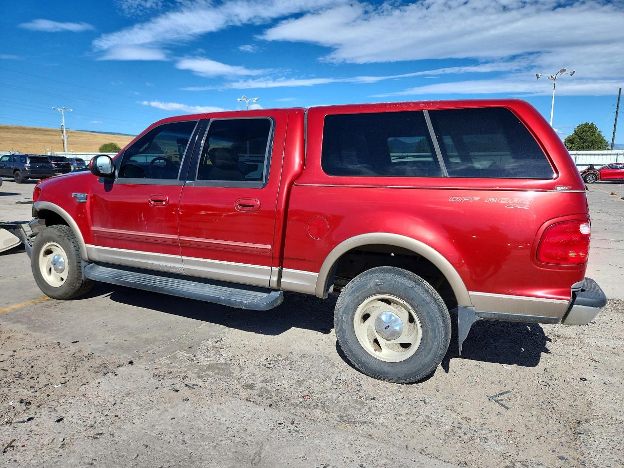 2001 Ford F150 Supercrew Красный vin: 1FTRW08L11KB57174