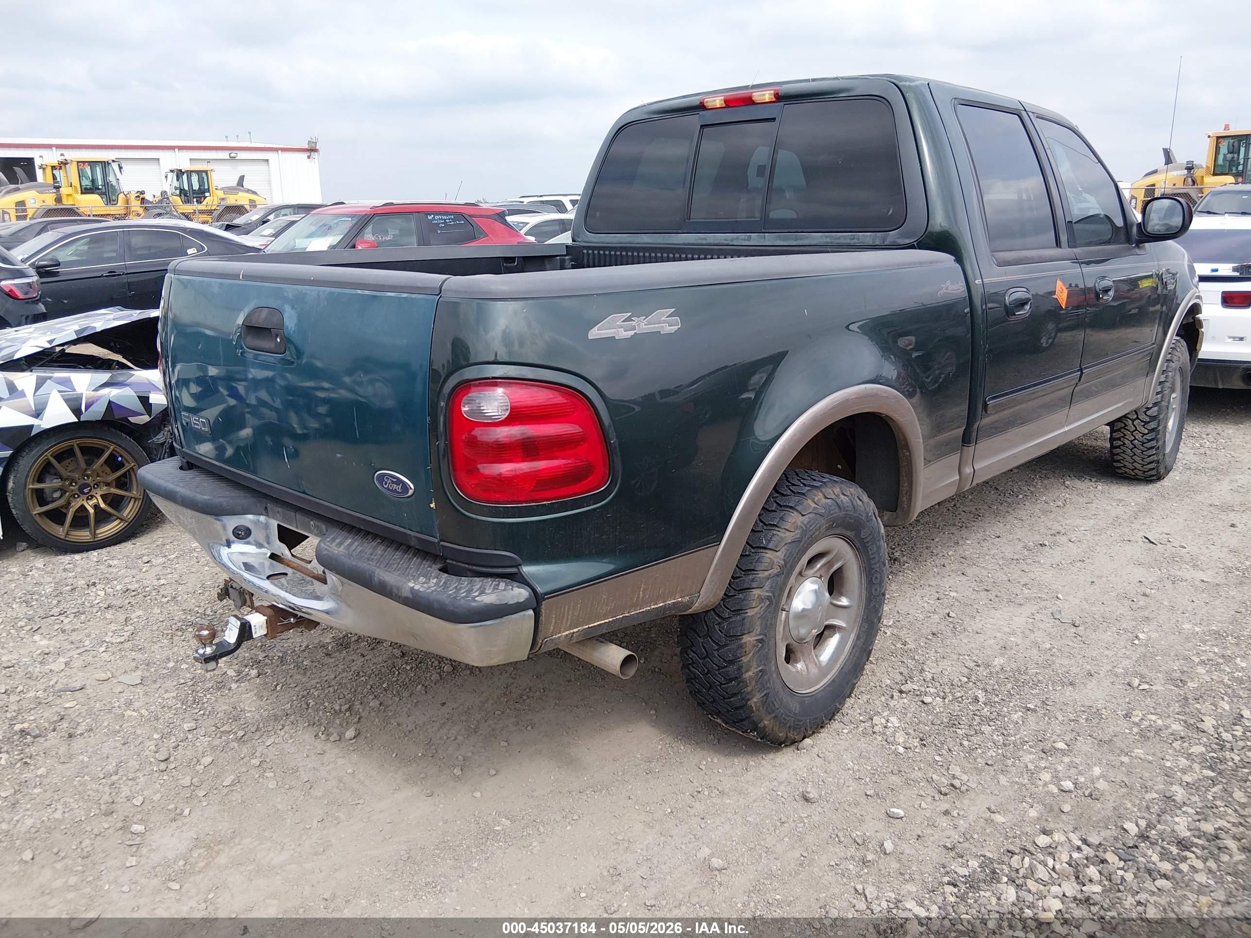 2002 Ford F-150 Lariat/xlt Green vin: 1FTRW08L12KA73924