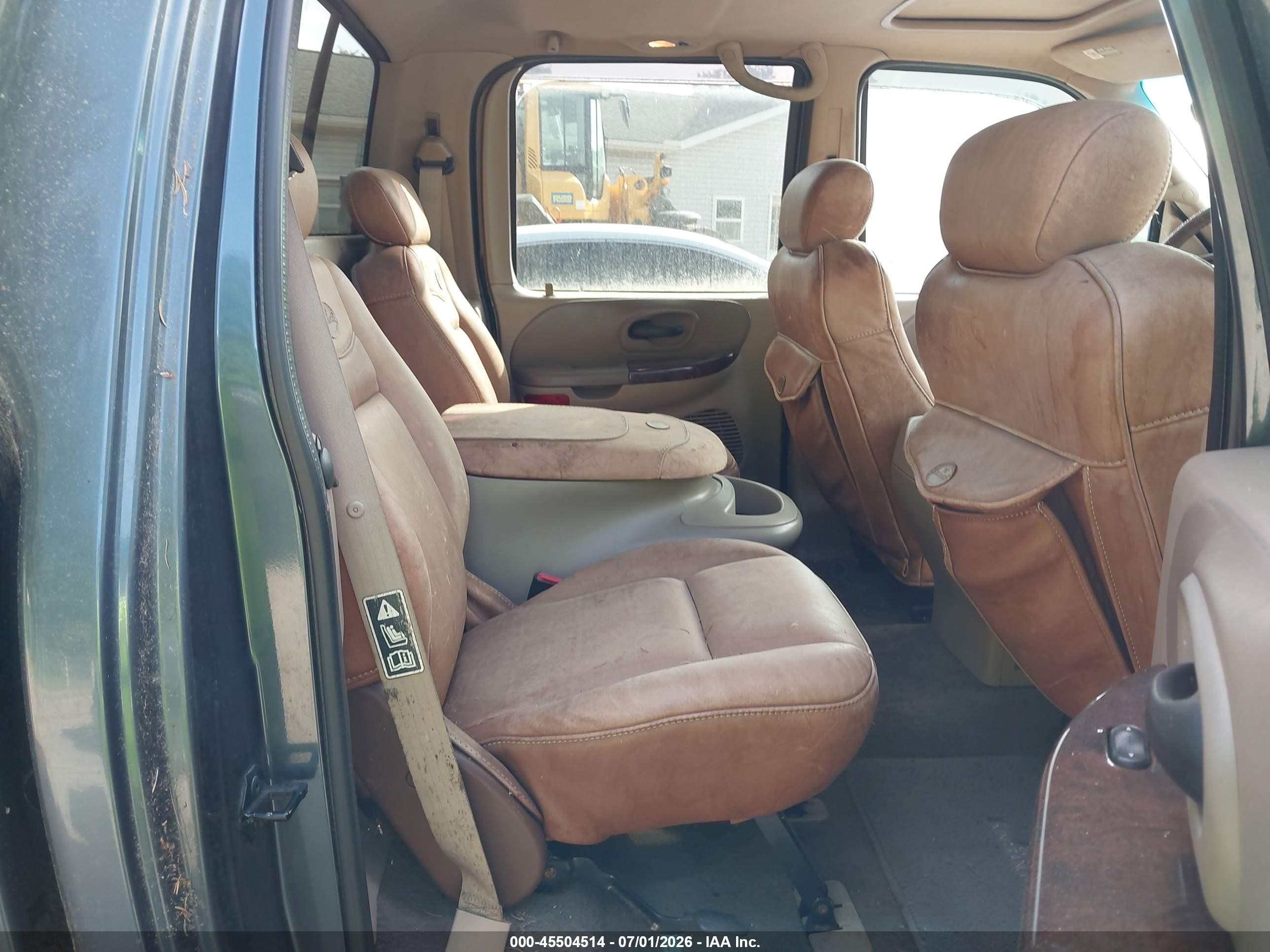 2002 Ford F-150 Lariat/xlt Blue vin: 1FTRW08L12KA83708