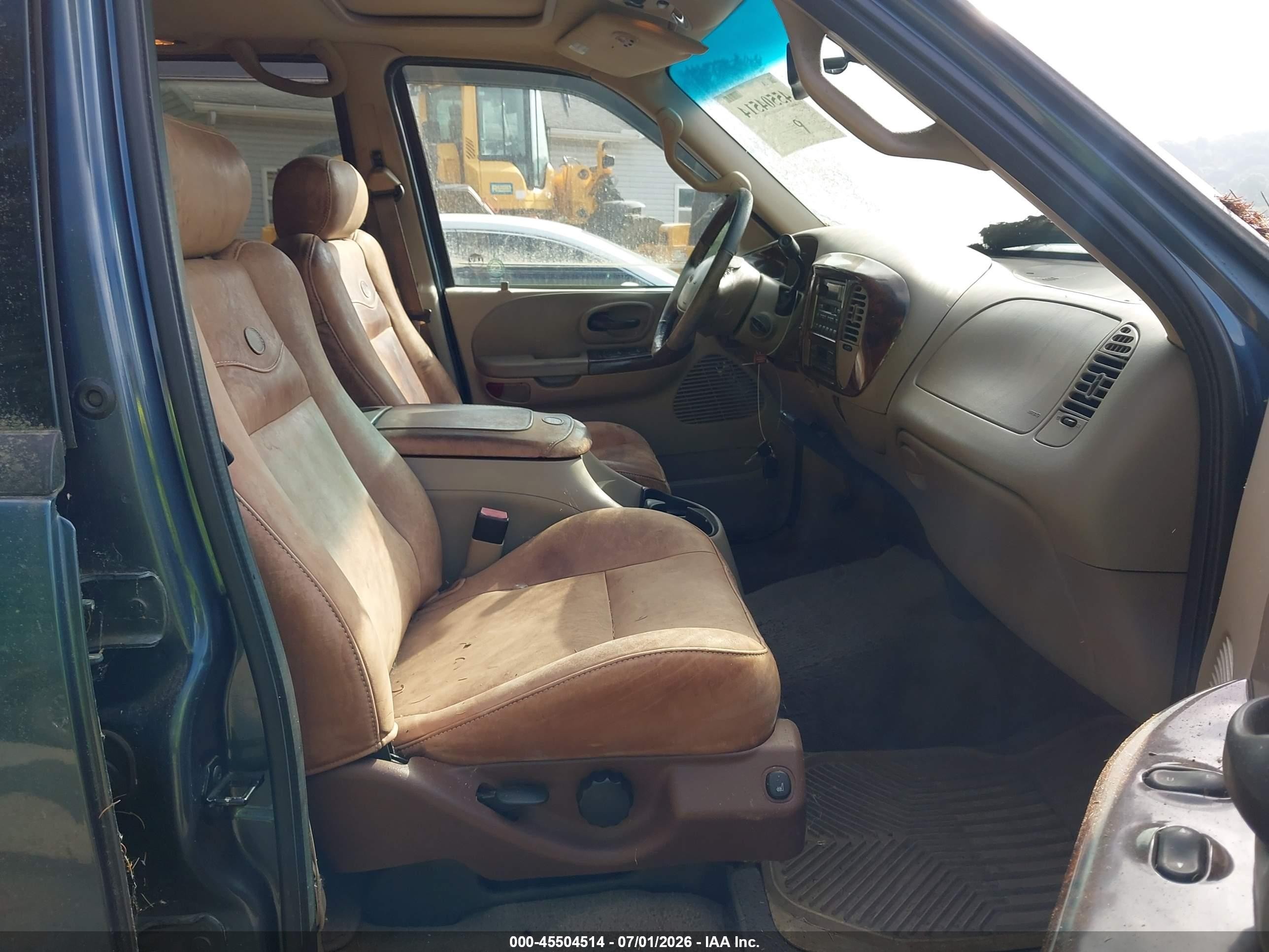 2002 Ford F-150 Lariat/xlt Blue vin: 1FTRW08L12KA83708