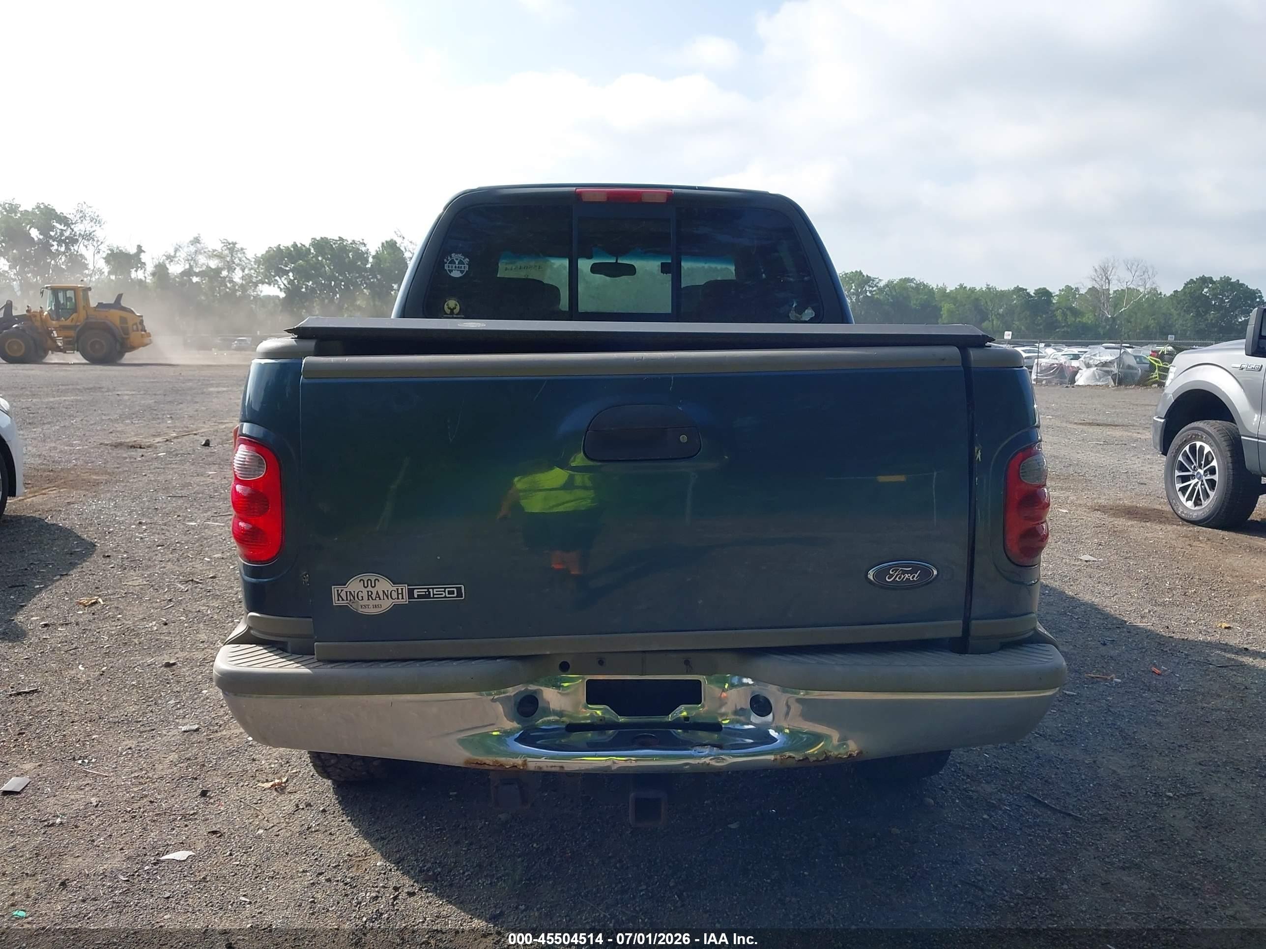 2002 Ford F-150 Lariat/xlt Blue vin: 1FTRW08L12KA83708