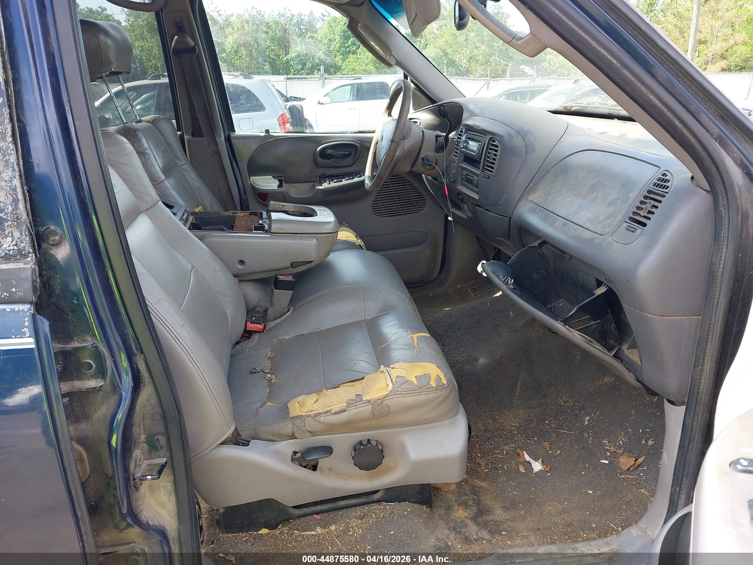 2002 Ford F-150 Lariat/xlt Blue vin: 1FTRW08L12KD61524