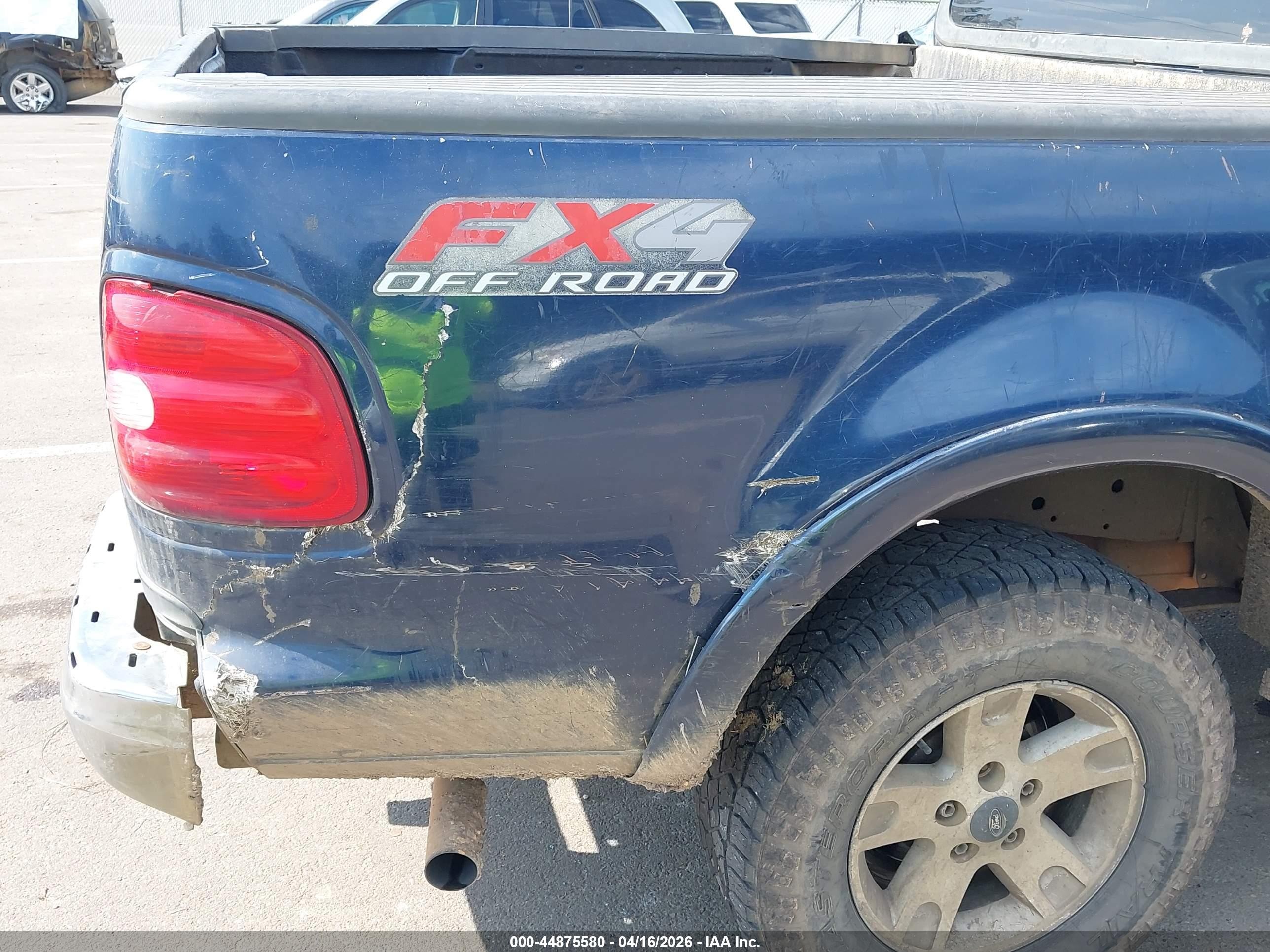 2002 Ford F-150 Lariat/xlt Blue vin: 1FTRW08L12KD61524