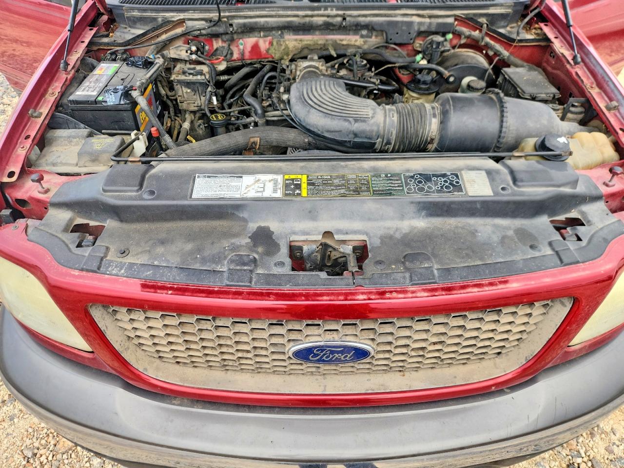 2002 Ford F150 Supercrew Maroon vin: 1FTRW08L12KE43494