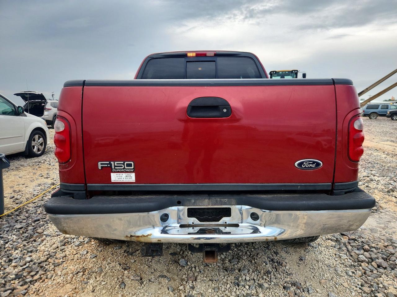 2002 Ford F150 Supercrew Maroon vin: 1FTRW08L12KE43494