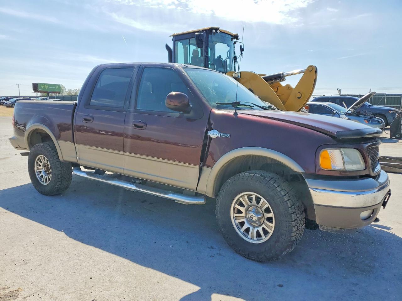 2003 Ford F150 Burgundy vin: 1FTRW08L13KB73023