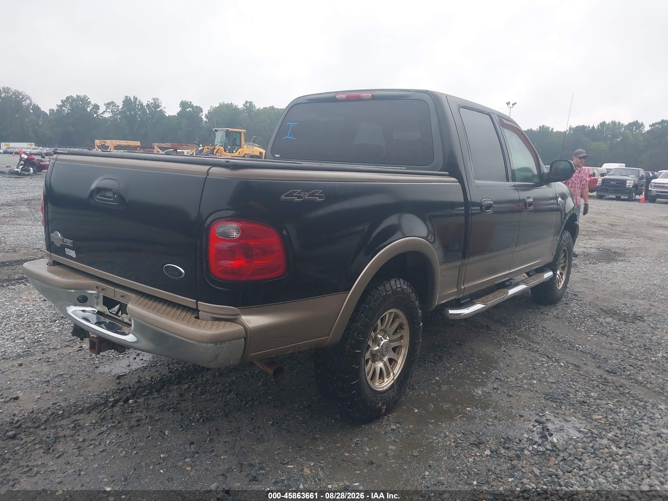 2003 Ford F-150 Lariat/xlt Black vin: 1FTRW08L13KC89306