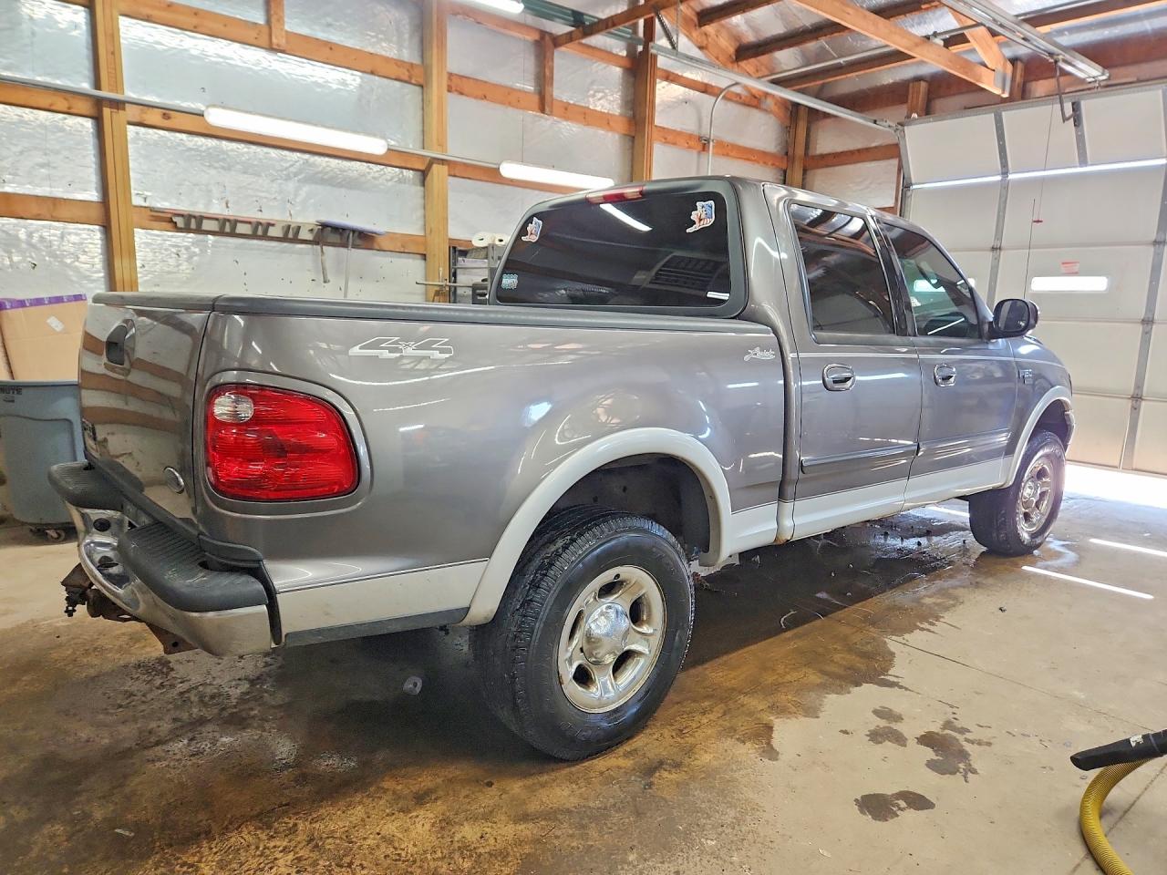 2003 Ford F150 Supercrew Gray vin: 1FTRW08L13KD06265