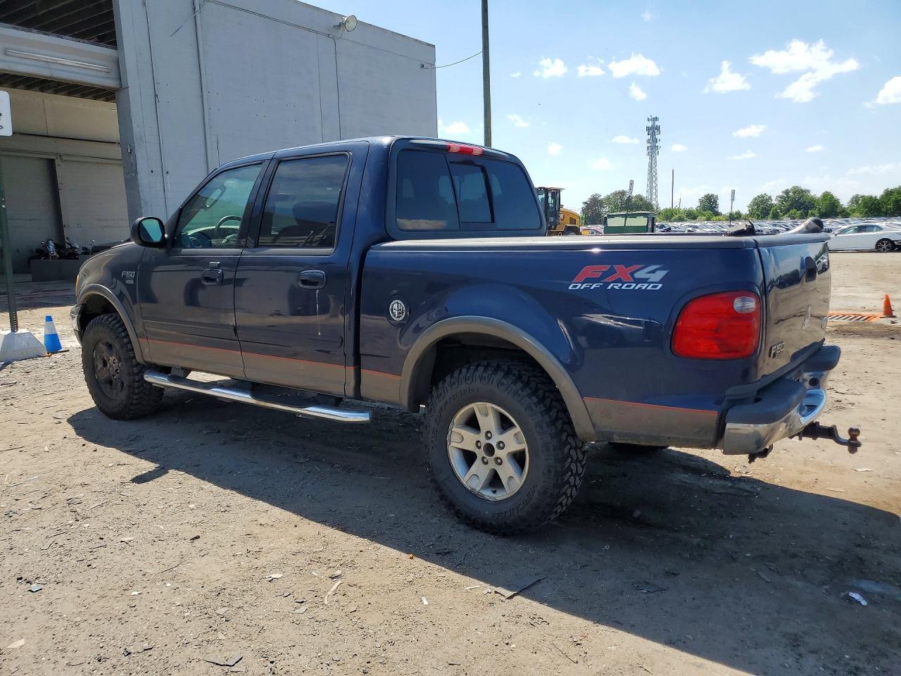 2003 Ford F150 Supercrew Blue vin: 1FTRW08L13KD60892