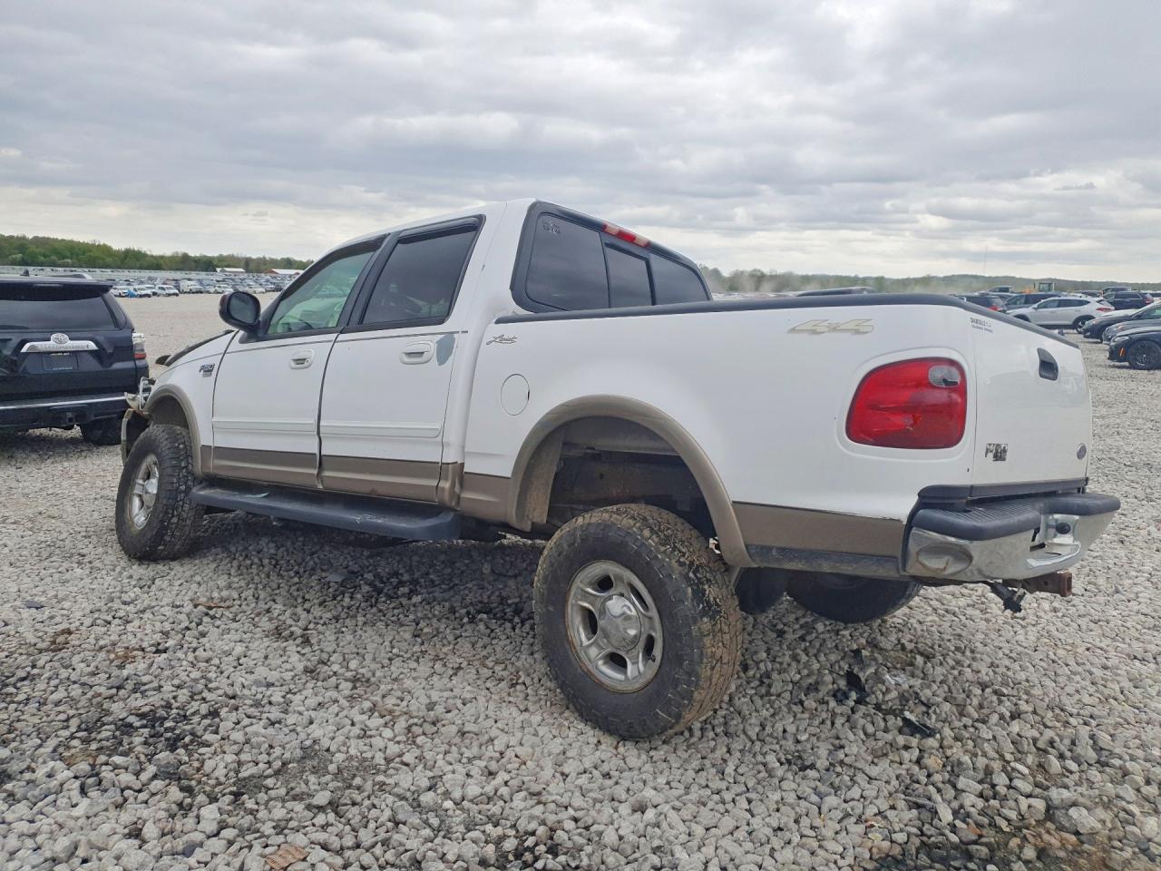 2001 Ford F150 Supercrew White vin: 1FTRW08L21KA10426