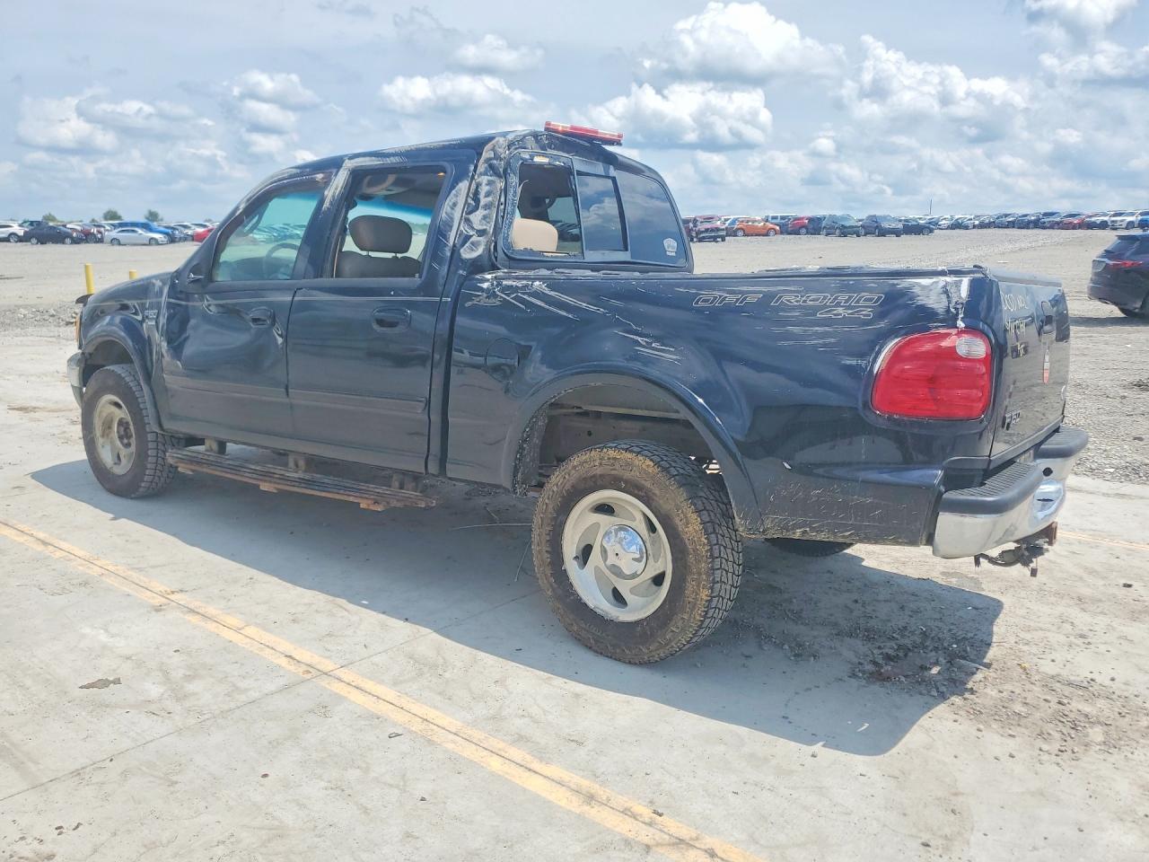 2001 Ford F150 Supercrew Black vin: 1FTRW08L21KC33744