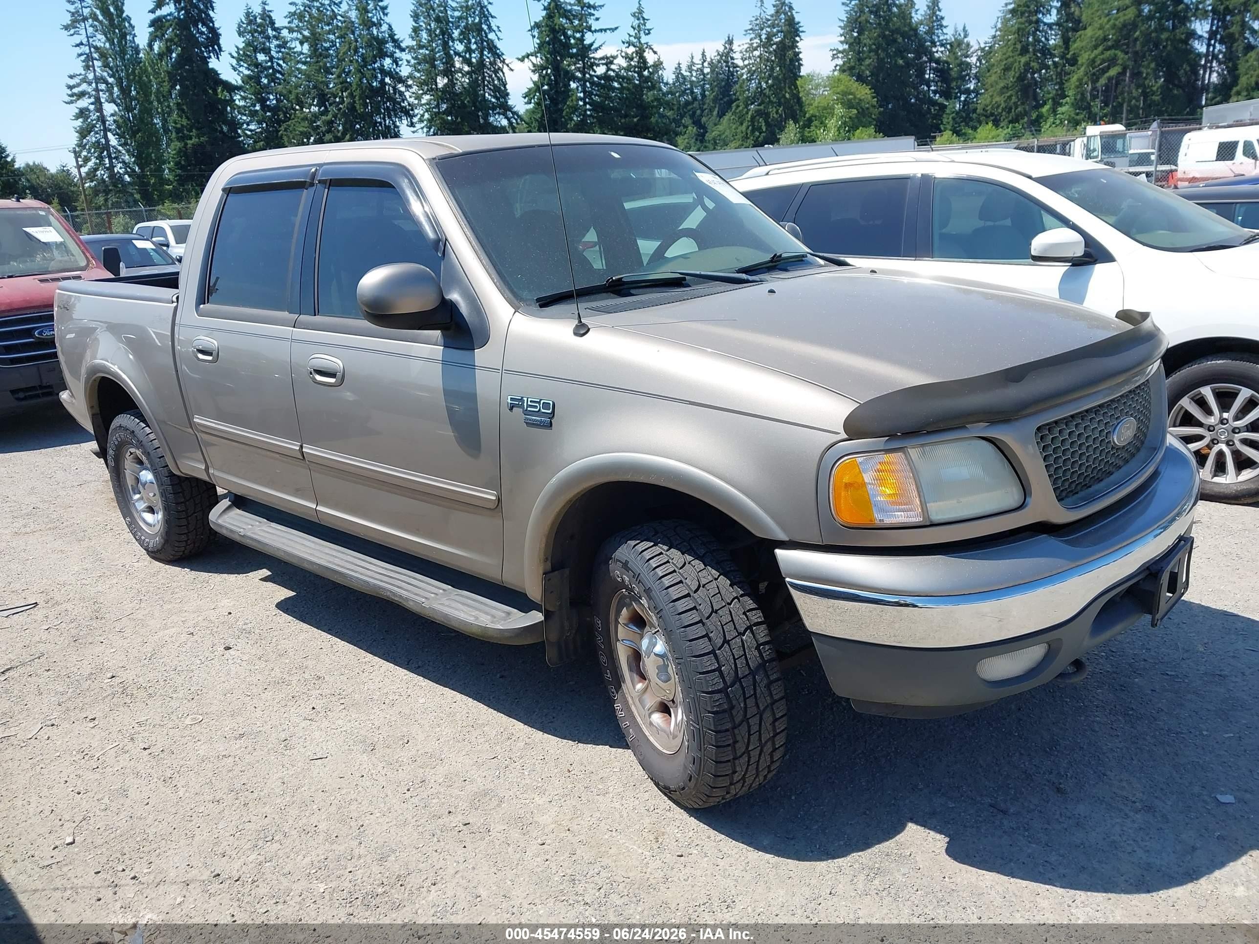 2001 Ford F-150 King Ranch Edition/lariat/xlt Tan vin: 1FTRW08L21KF42033