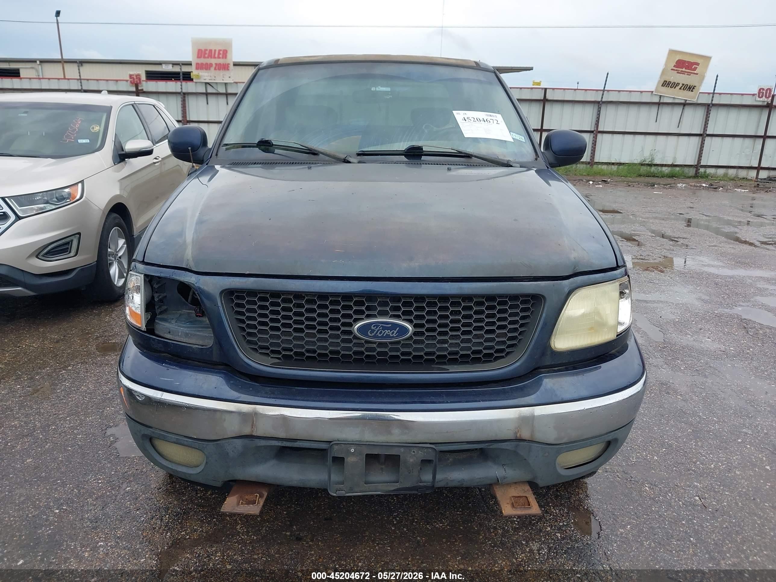 2002 Ford F-150 Lariat/xlt Dark Blue vin: 1FTRW08L22KB27442