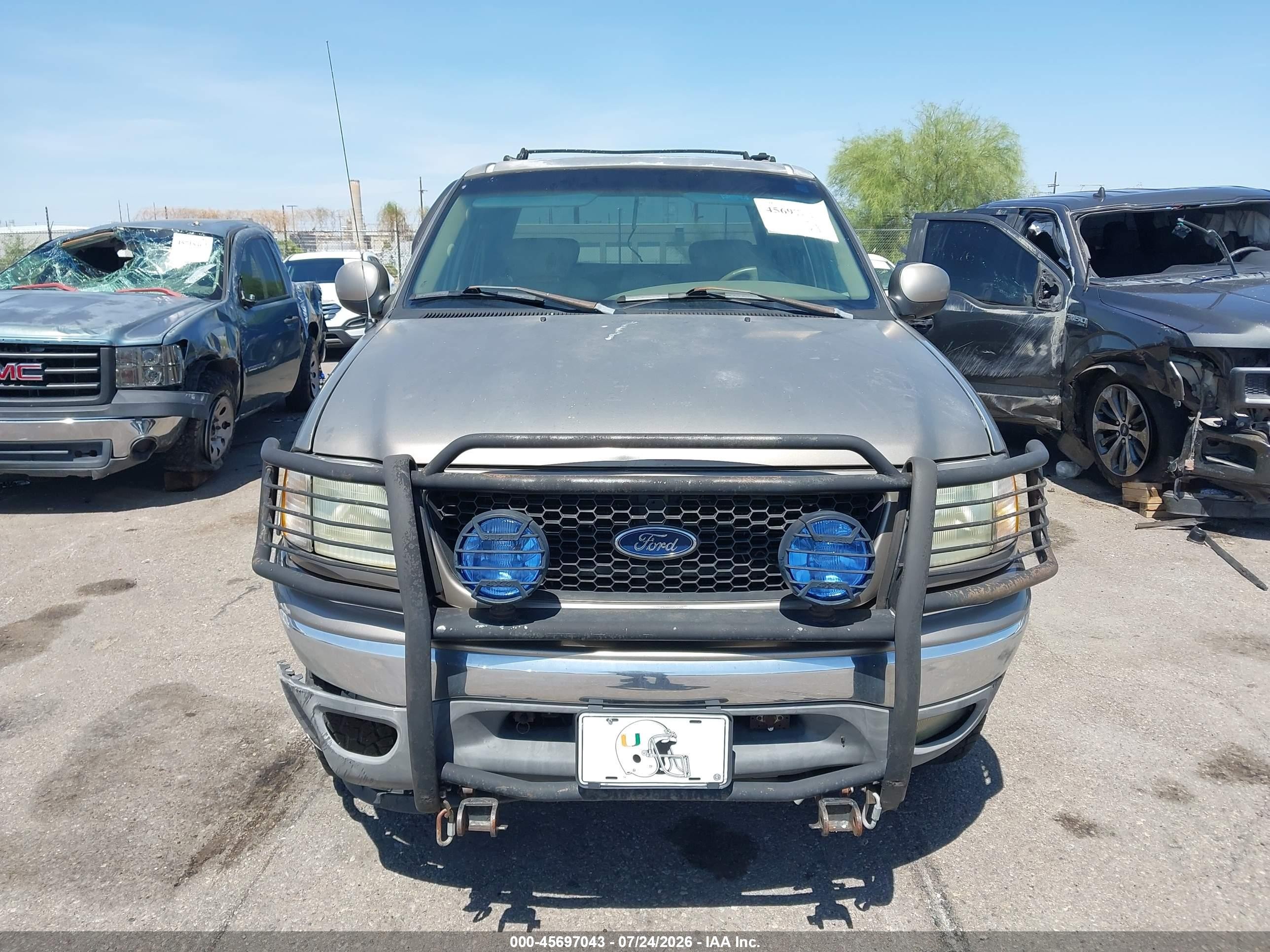 2002 Ford F-150 Lariat/xlt Champagne vin: 1FTRW08L22KC06089