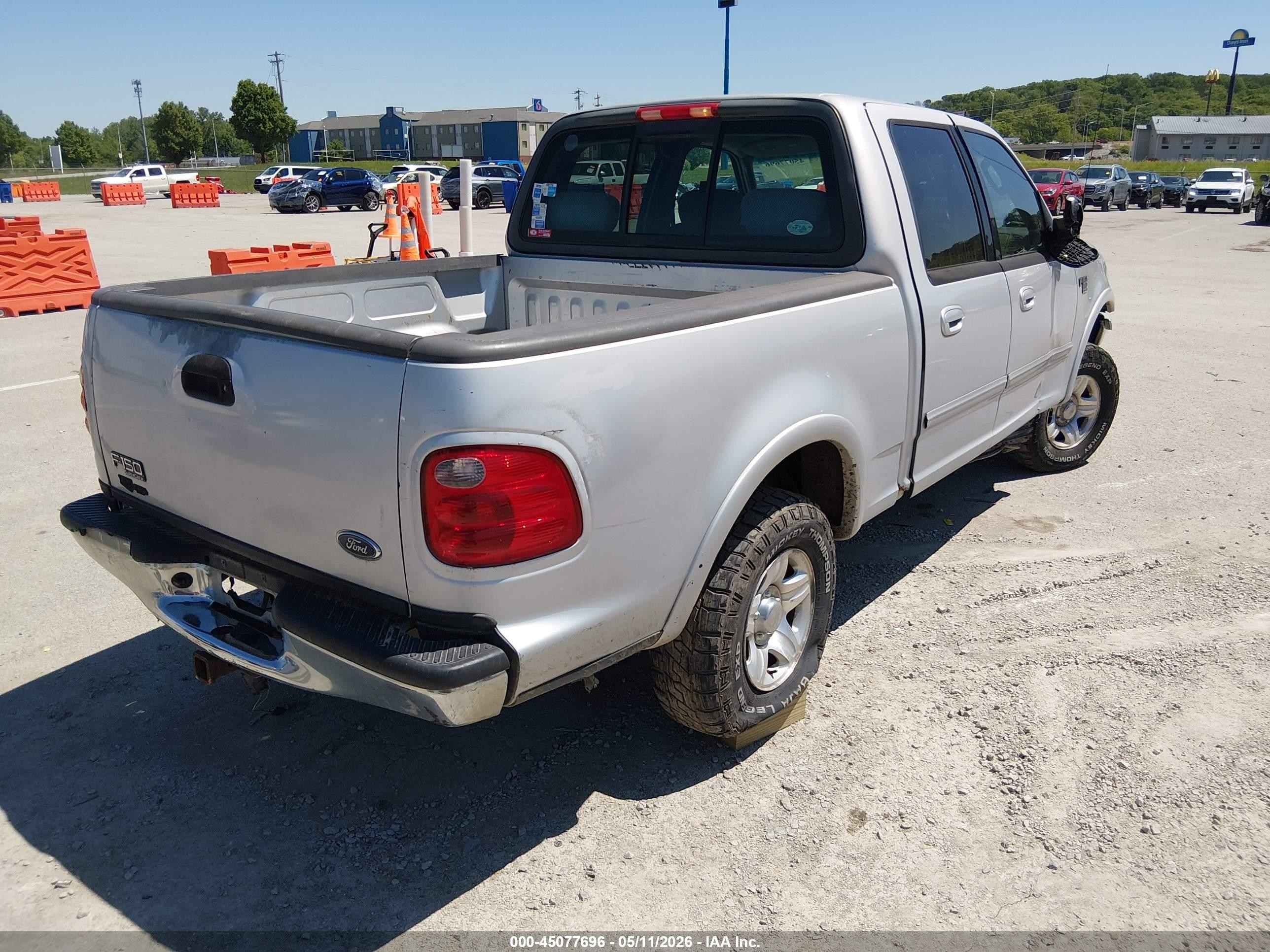 2002 Ford F-150 Lariat/xlt Серебряный vin: 1FTRW08L22KD55330