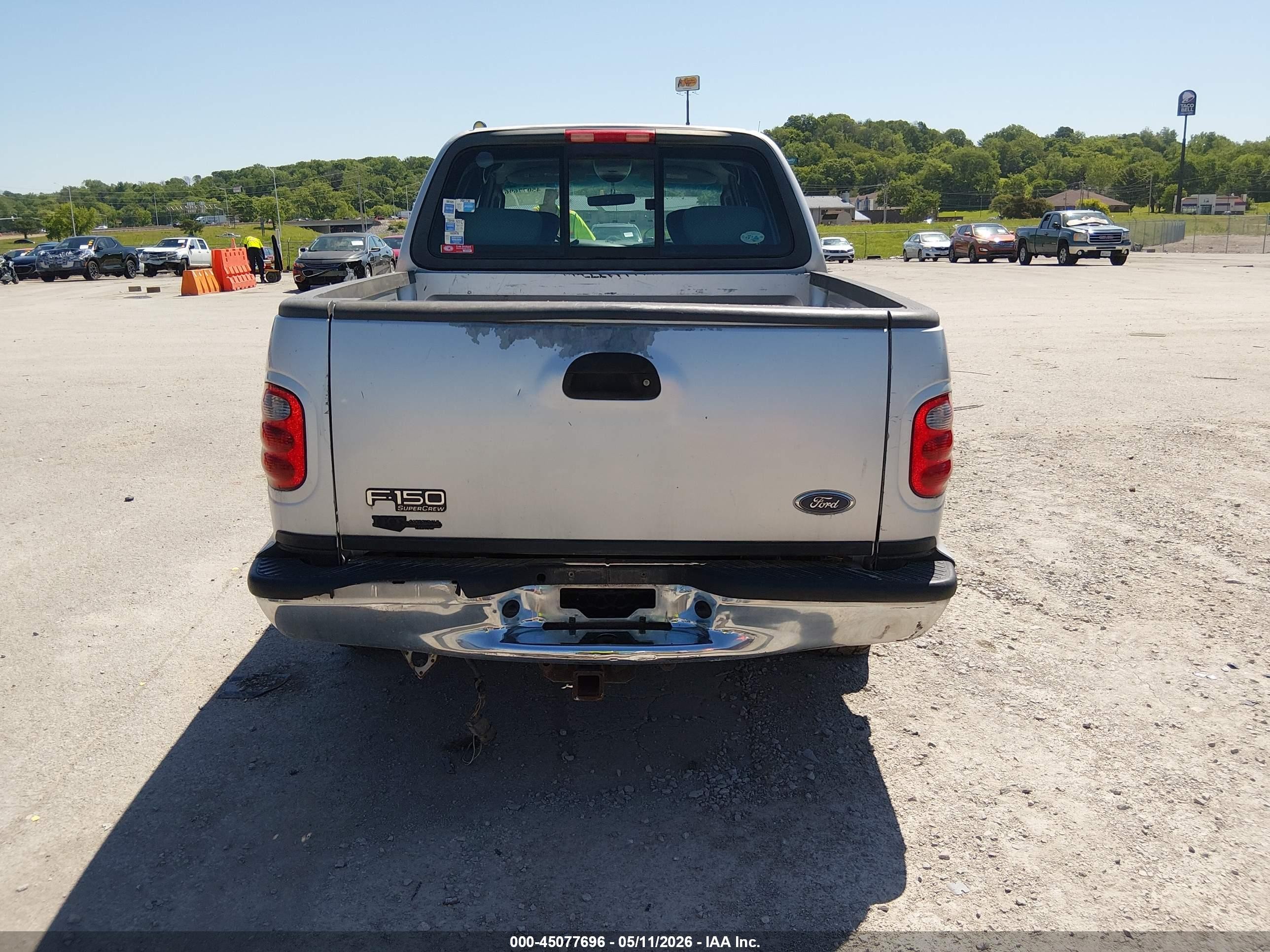 2002 Ford F-150 Lariat/xlt Серебряный vin: 1FTRW08L22KD55330