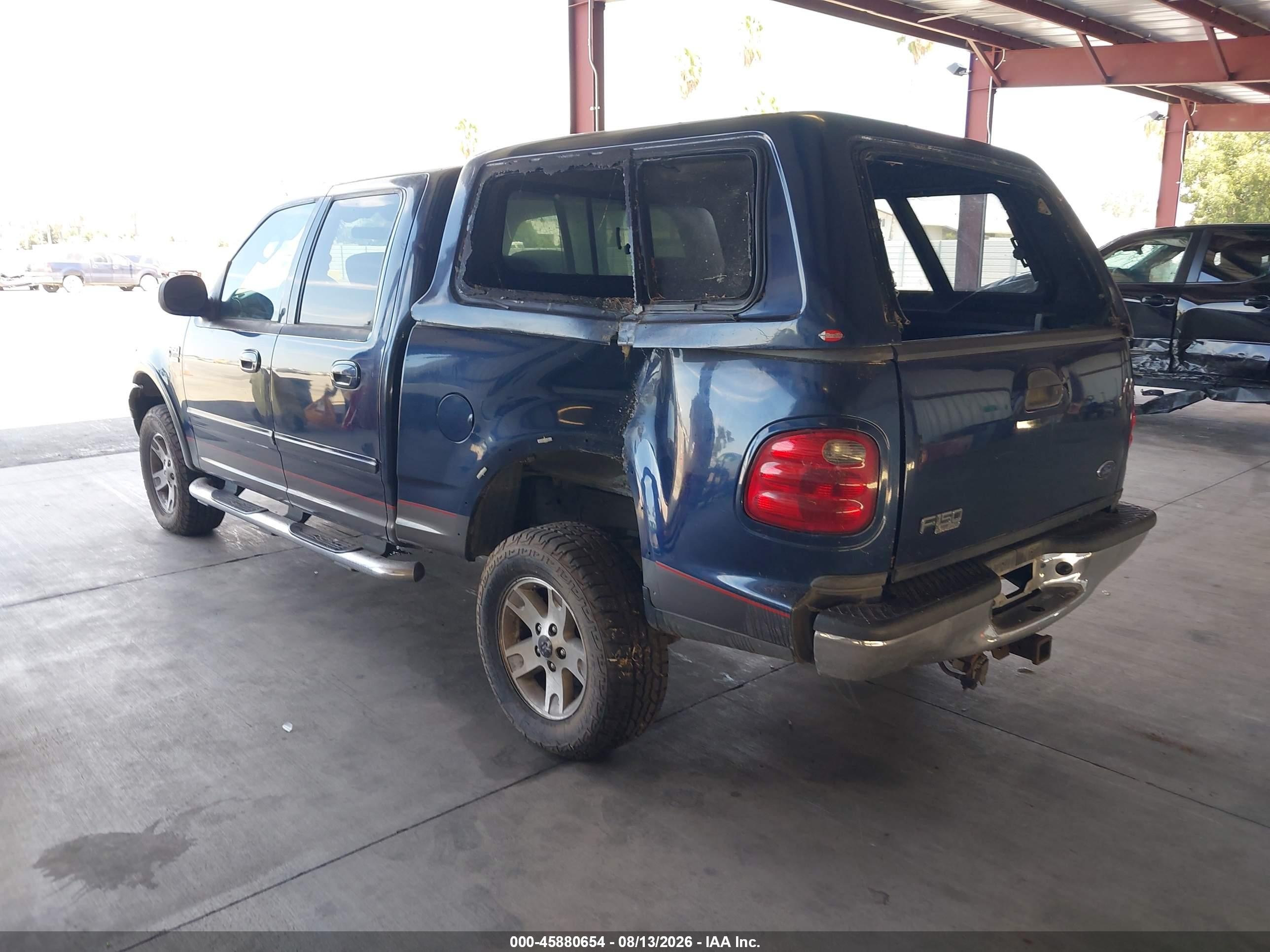 2003 Ford F-150 Lariat/xlt Dark Blue vin: 1FTRW08L23KA47267