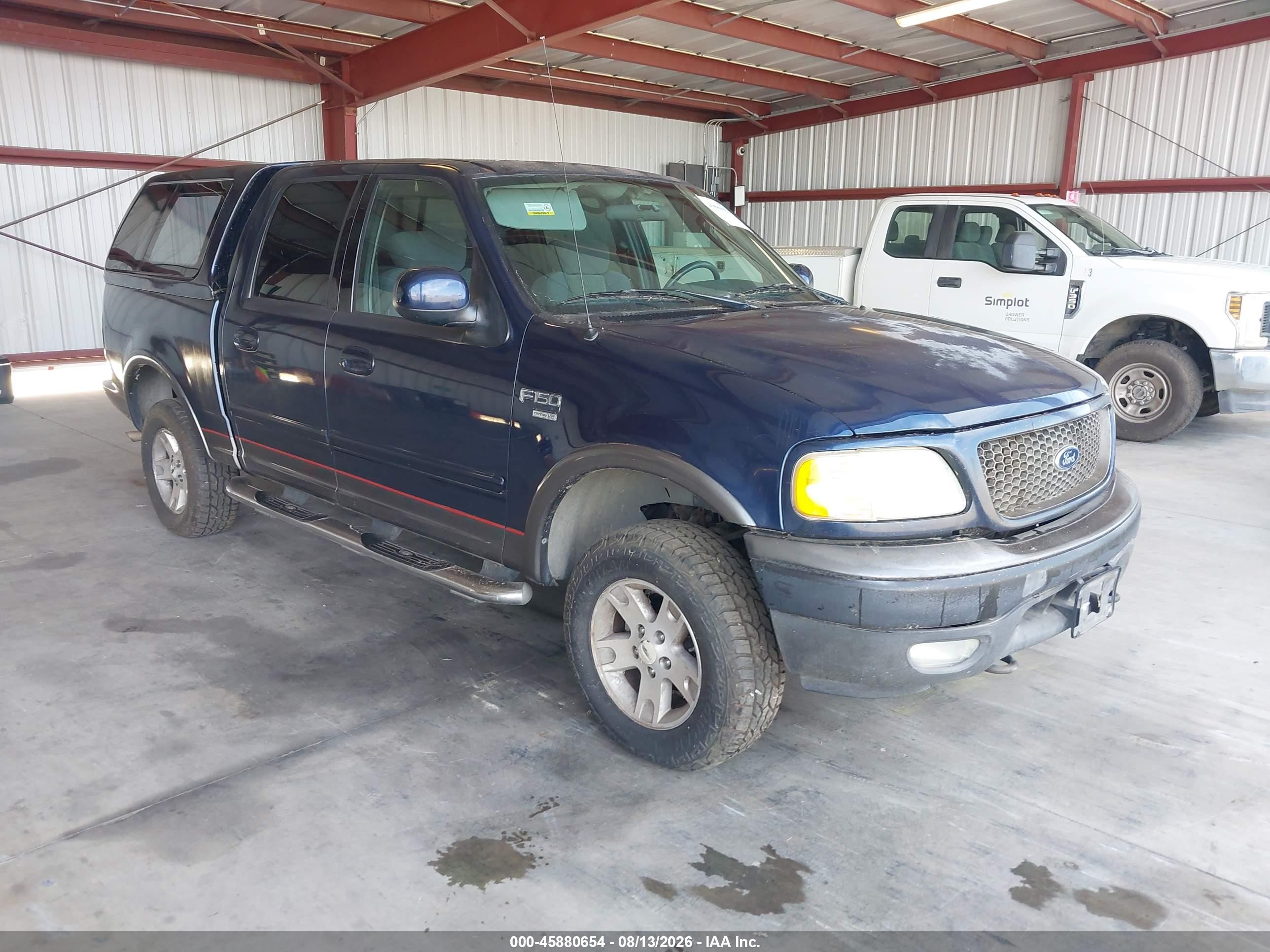 2003 Ford F-150 Lariat/xlt Dark Blue vin: 1FTRW08L23KA47267