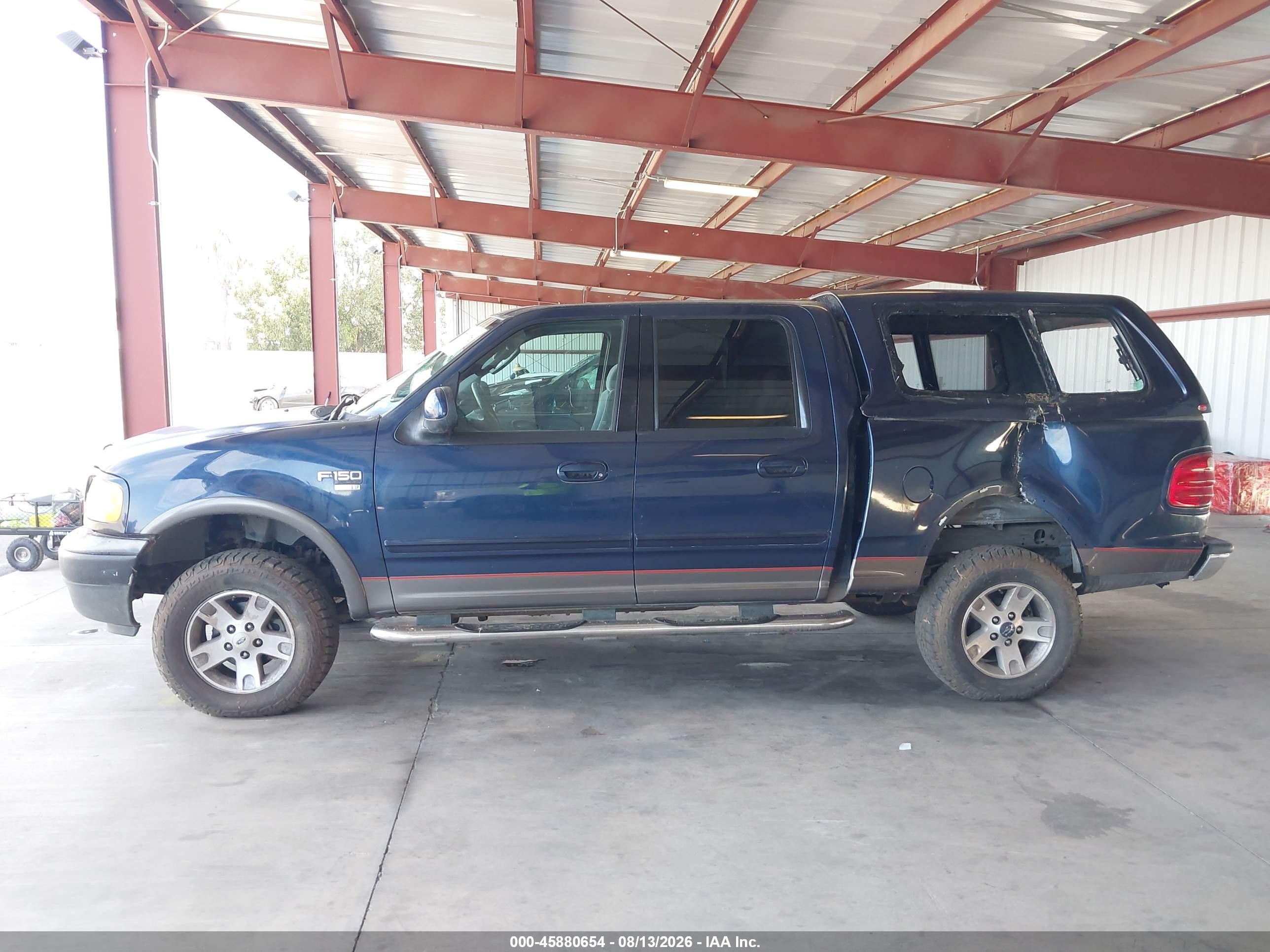 2003 Ford F-150 Lariat/xlt Dark Blue vin: 1FTRW08L23KA47267