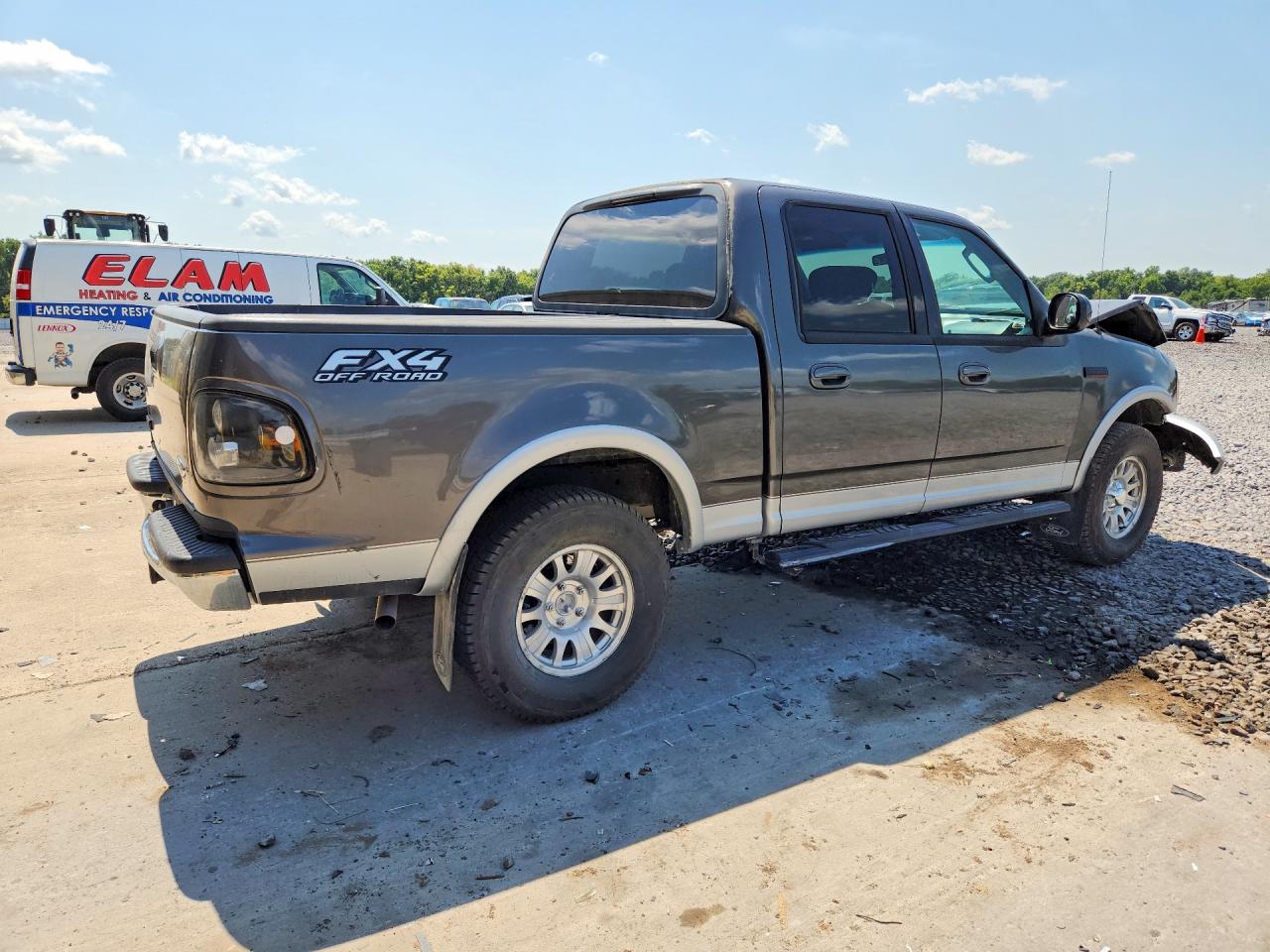 2003 Ford F150 Supercrew Gray vin: 1FTRW08L23KA75215