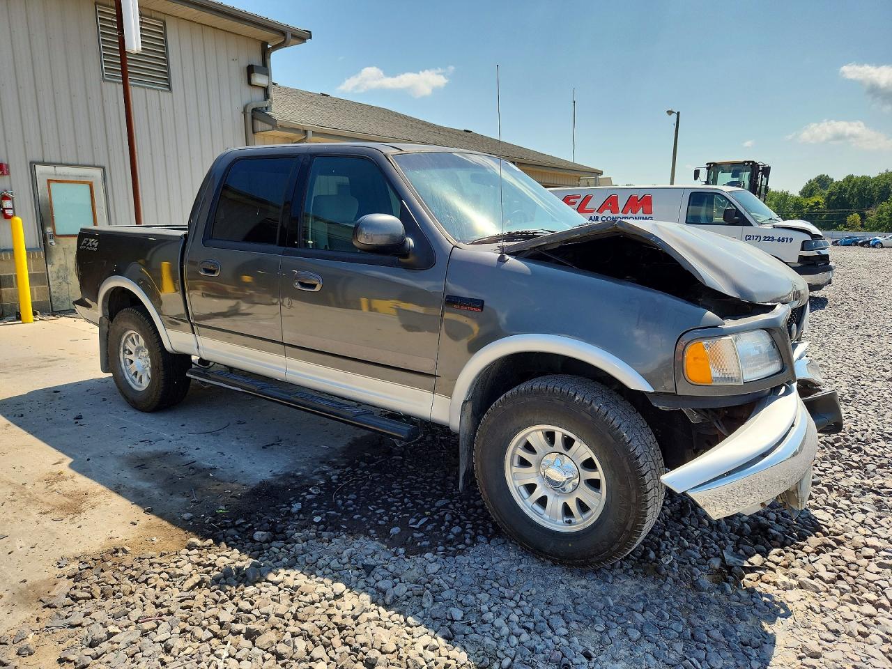 2003 Ford F150 Supercrew Gray vin: 1FTRW08L23KA75215