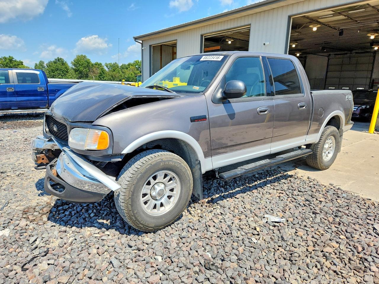 2003 Ford F150 Supercrew Gray vin: 1FTRW08L23KA75215