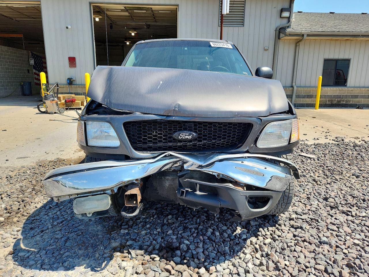 2003 Ford F150 Supercrew Gray vin: 1FTRW08L23KA75215