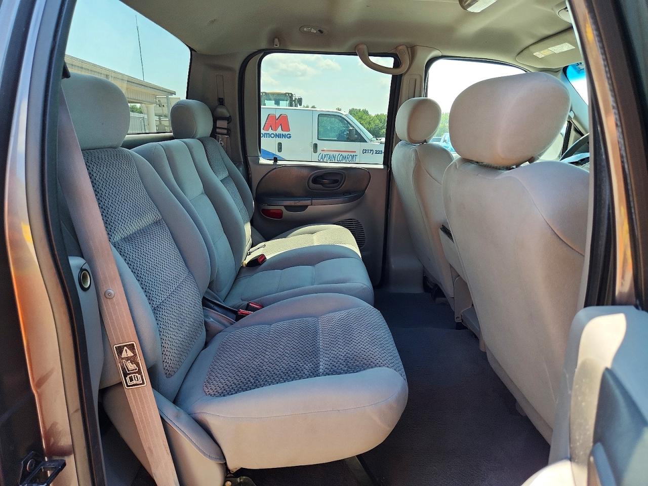 2003 Ford F150 Supercrew Gray vin: 1FTRW08L23KA75215